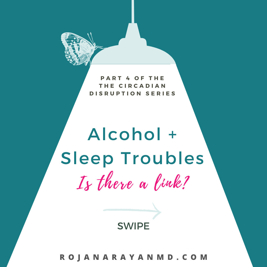 Just because that glass of _____ (Pinot, Chardonnay, Tequila...insert drink of choice here) helps you relax, it doesn't mean it helps you sleep. In fact, it does the opposite! Even small amounts affect quality shut eye. 😴​​​​​​​​​
How? By suppressin