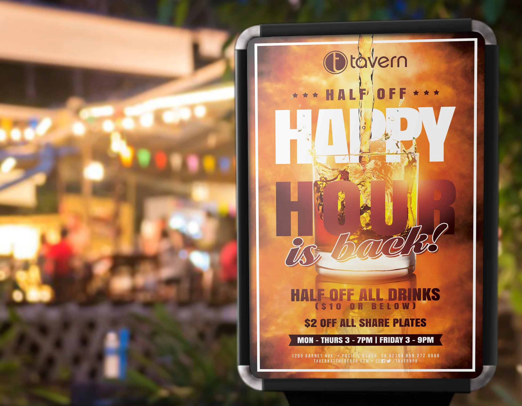 restaurant poster design