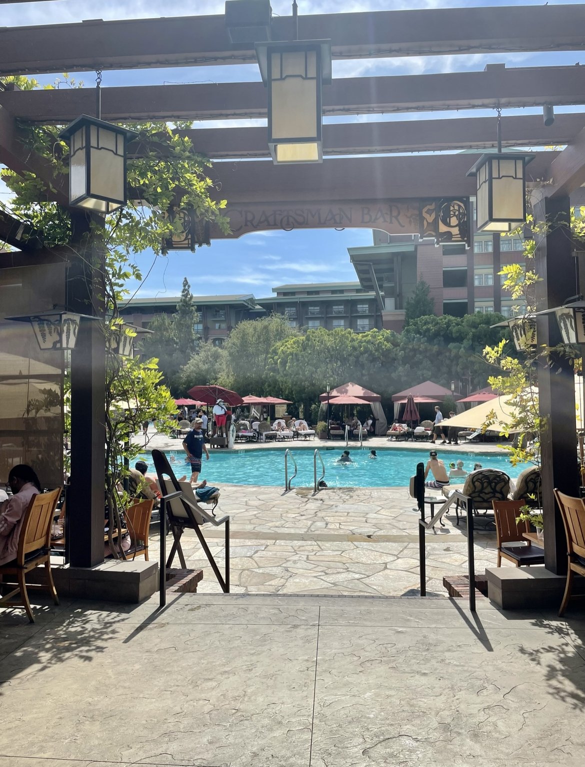 Pool at Disney's Grand Californian Hotel &amp; Spa