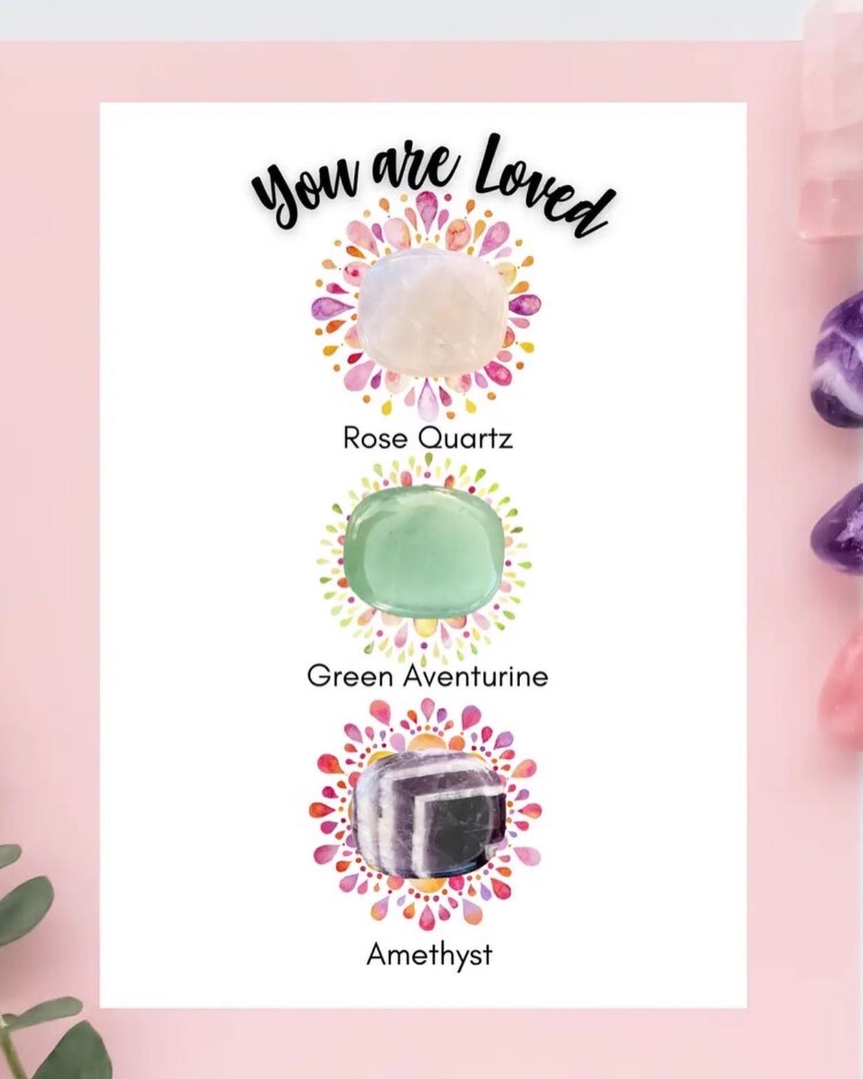 You Are Love Crystal Set