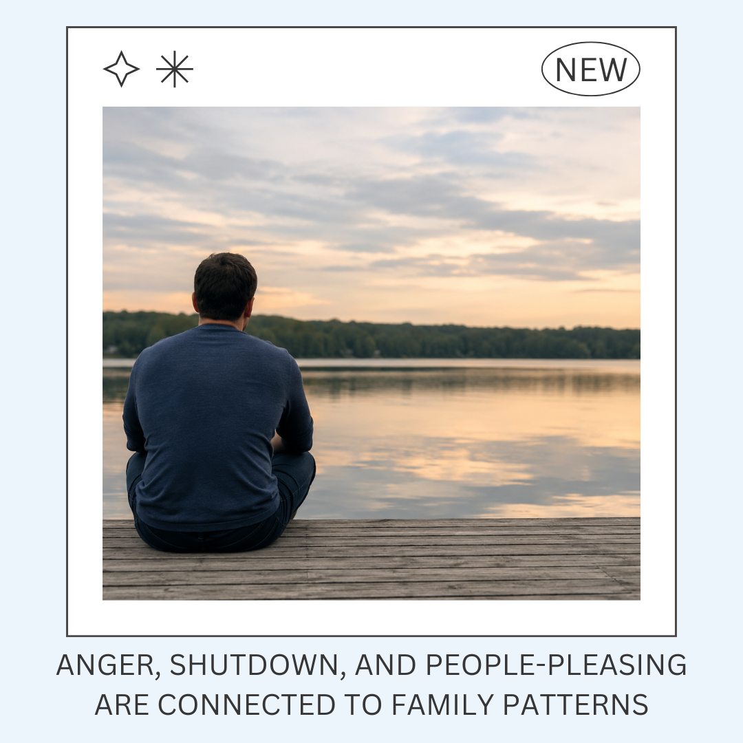 Why Anger, Shutdown, and People-Pleasing Are Often Connected to Family Patterns