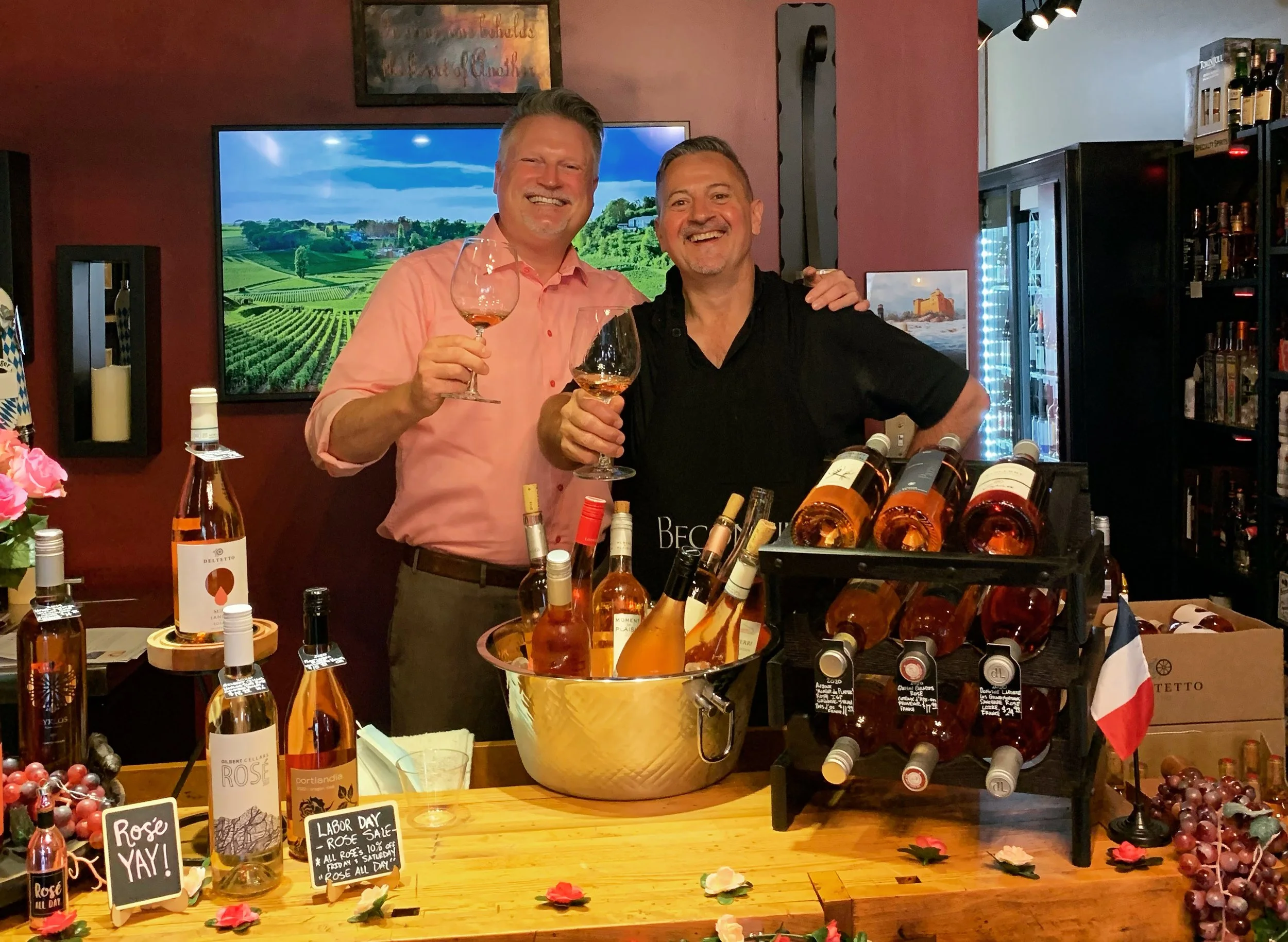 5th annual lago enoteca rose tasting !!