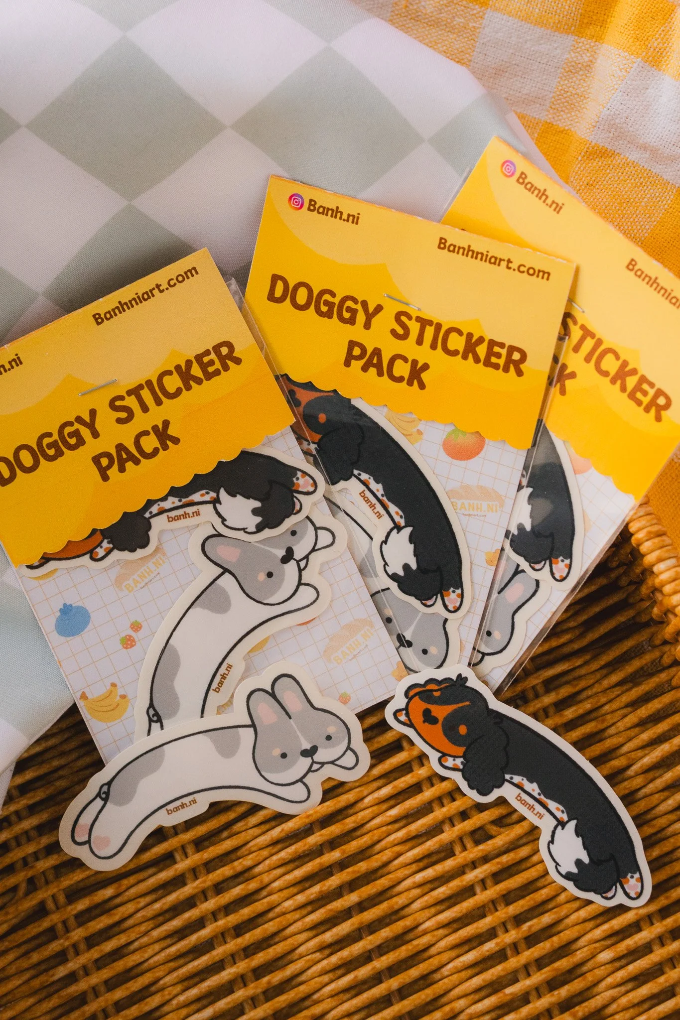Doggy Sticker Pack (2 pc.)