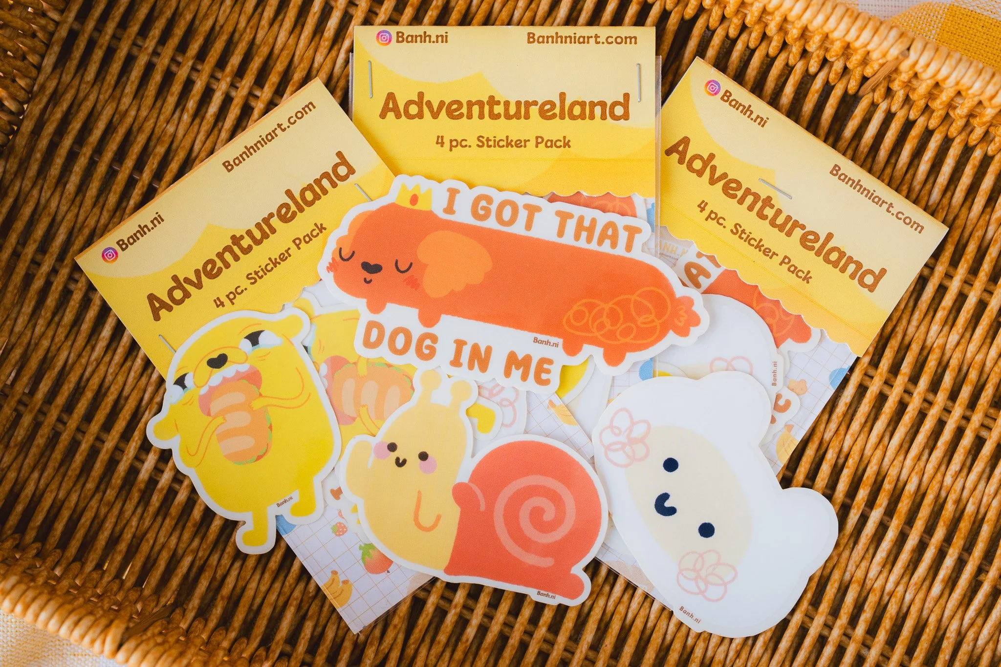 Adventureland Sticker Pack (4 pc.)