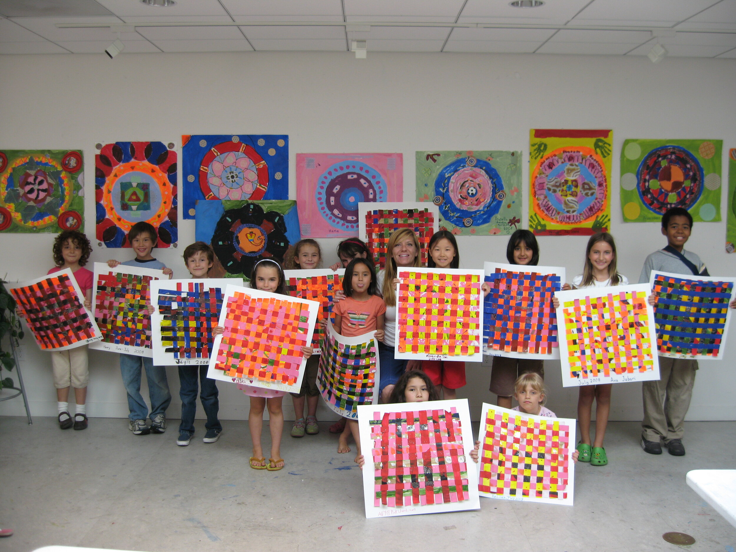 Christina Snell & students.JPG