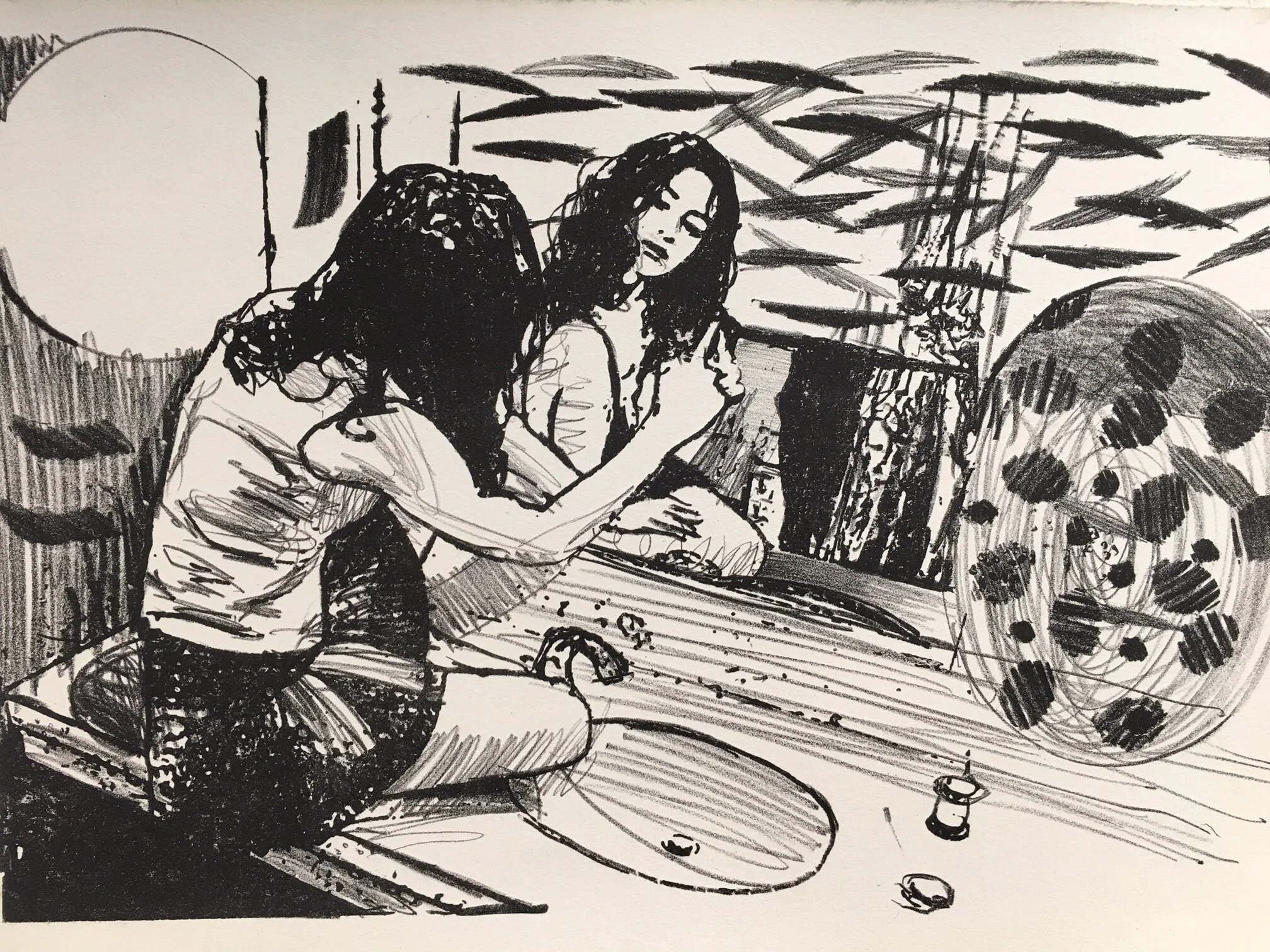 DERLI ROMERO: Small Works on Paper and Books
