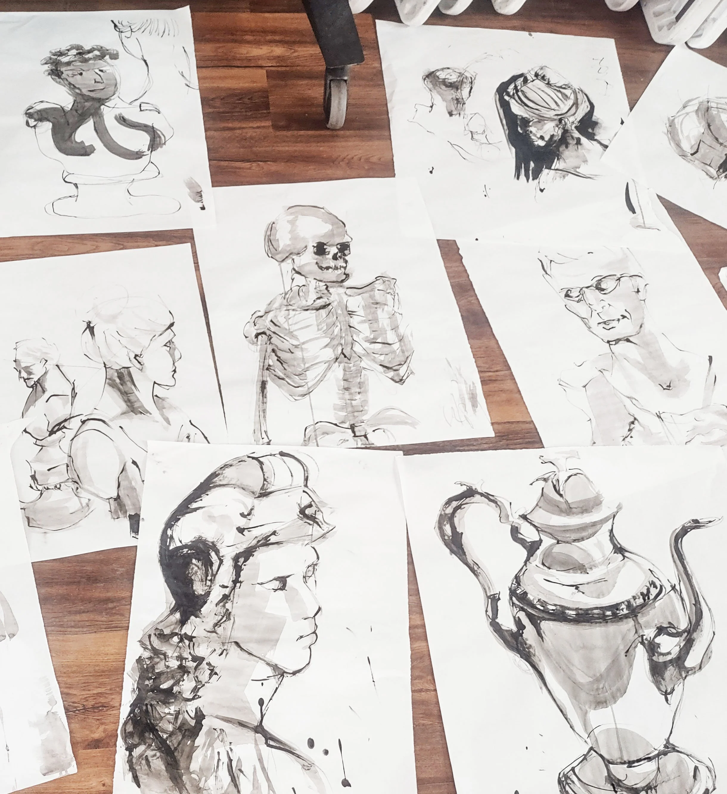 18. A Week of Drawing Techniques