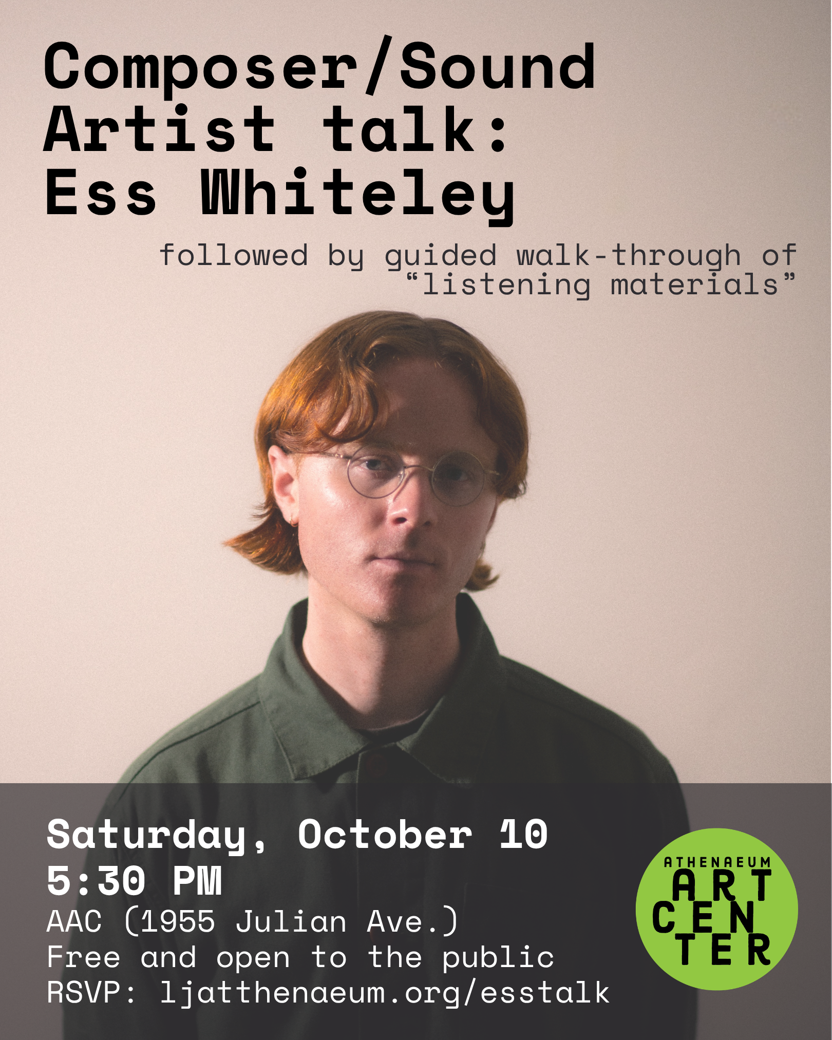 Composer / Sound Artist Talk: Ess Whiteley
