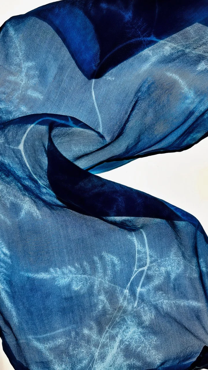 08. Cyanotype 3.0 Printing on Fabric