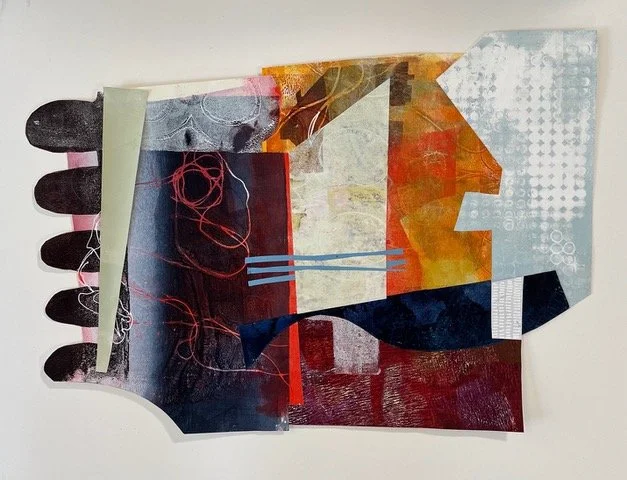 21 VIBRANT LAYERS Gelli Plate Printing And Collage Workshop 