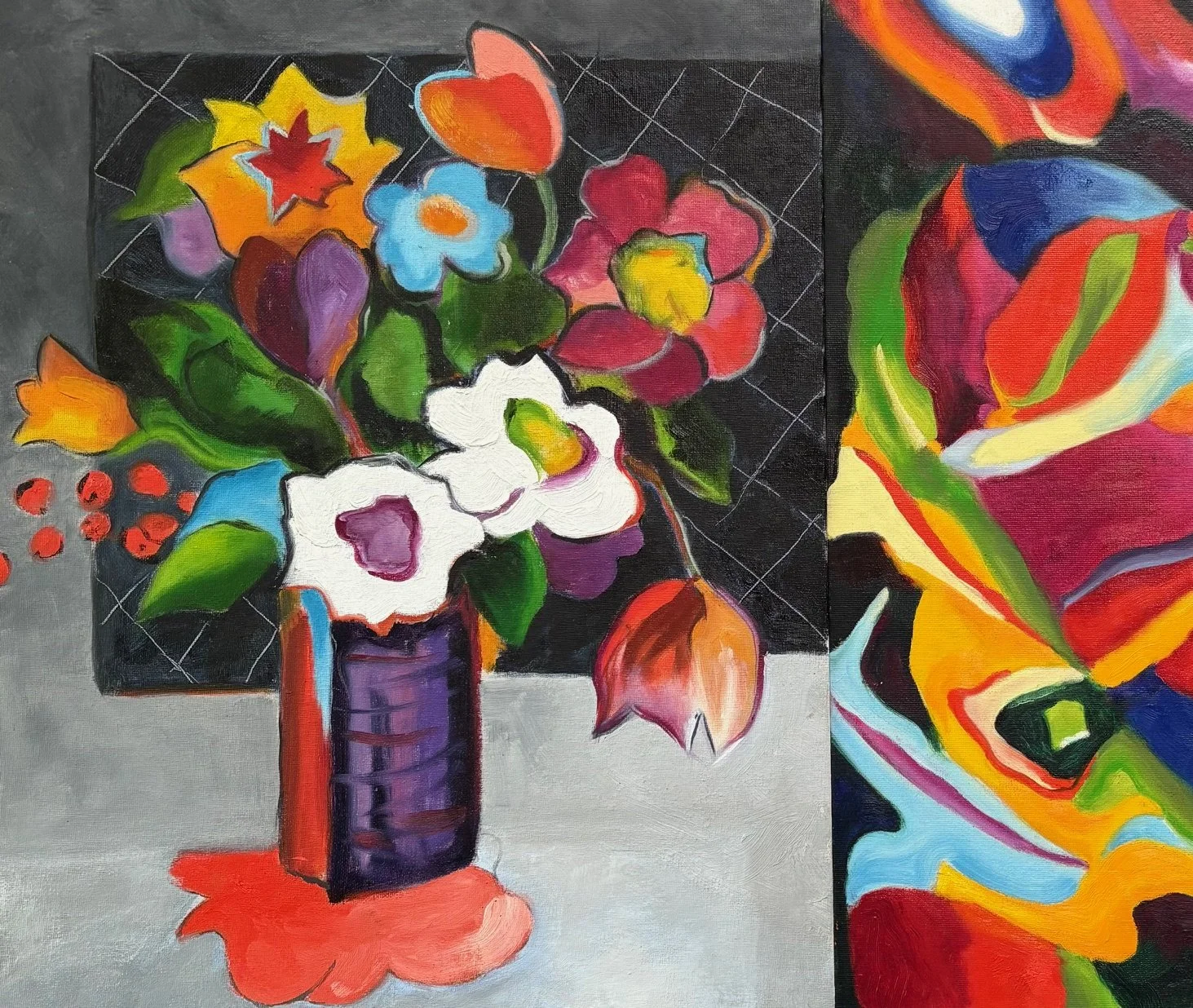 16. Fauve Painting into Abstract Painting