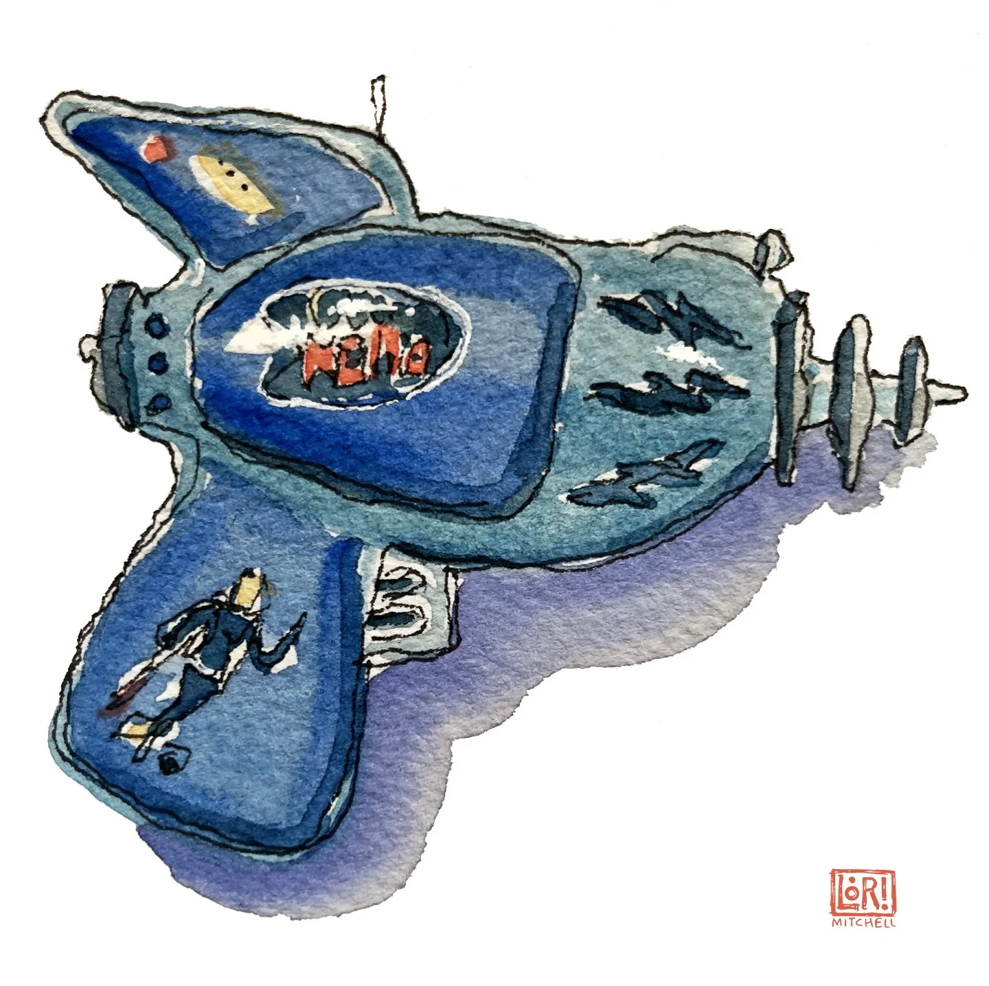 102. Loose and Easy Pen and Watercolor