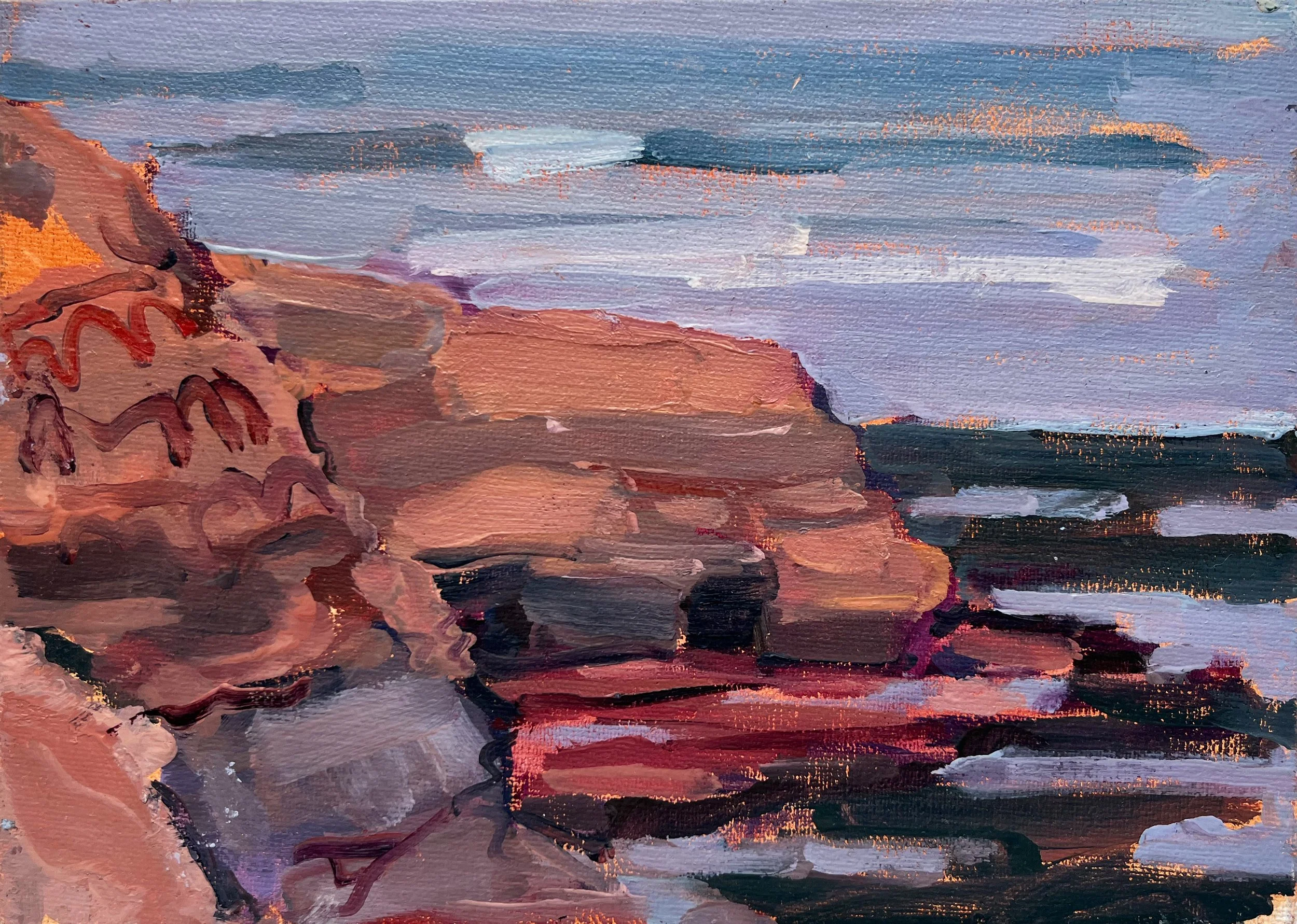 06. Sunset Cliffs En Plein Air