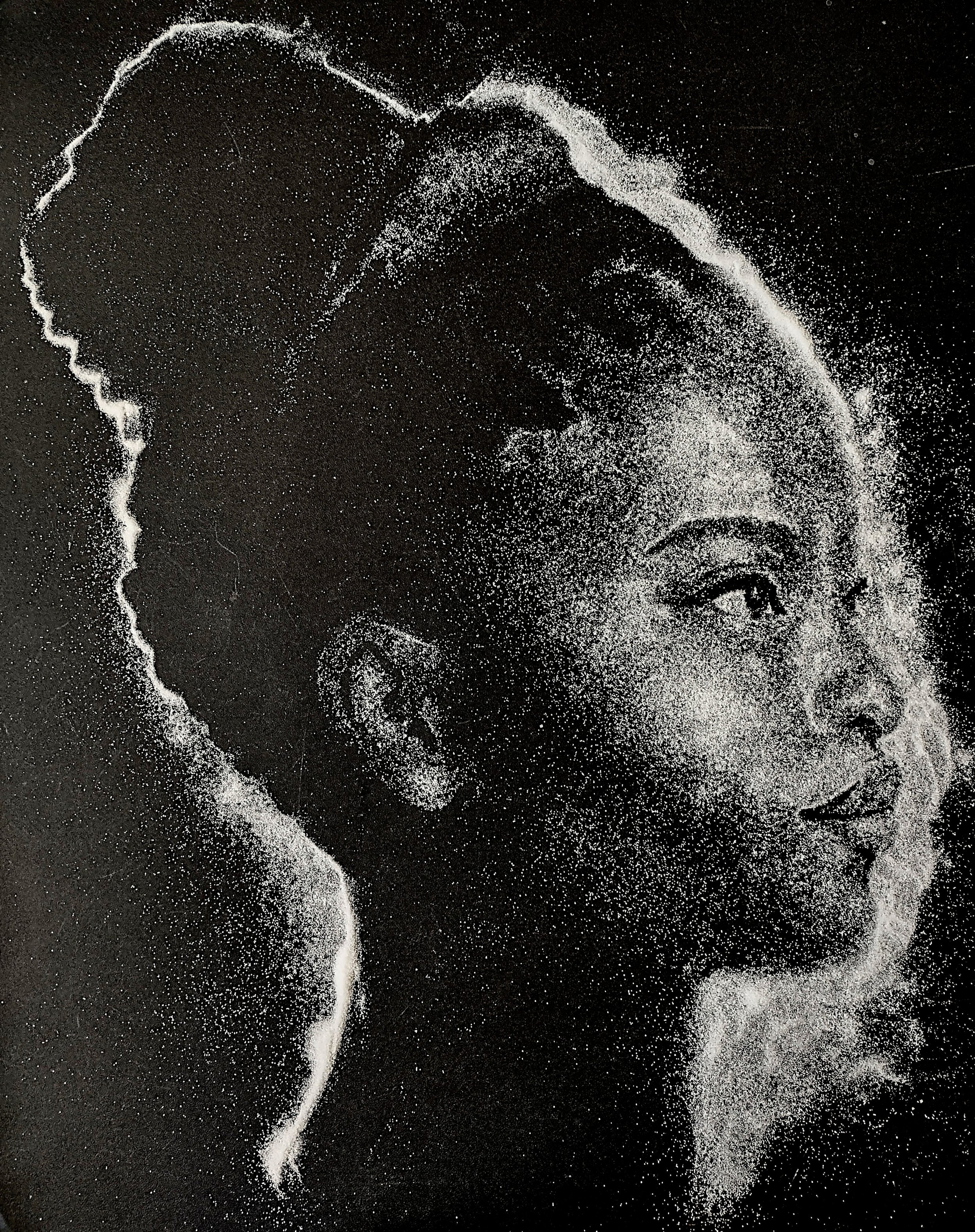 52. Drawing with Salt and Coffee