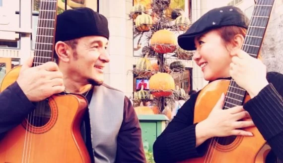 Javid &amp; Naoko, new flamenco guitars | Free Mini-Concert