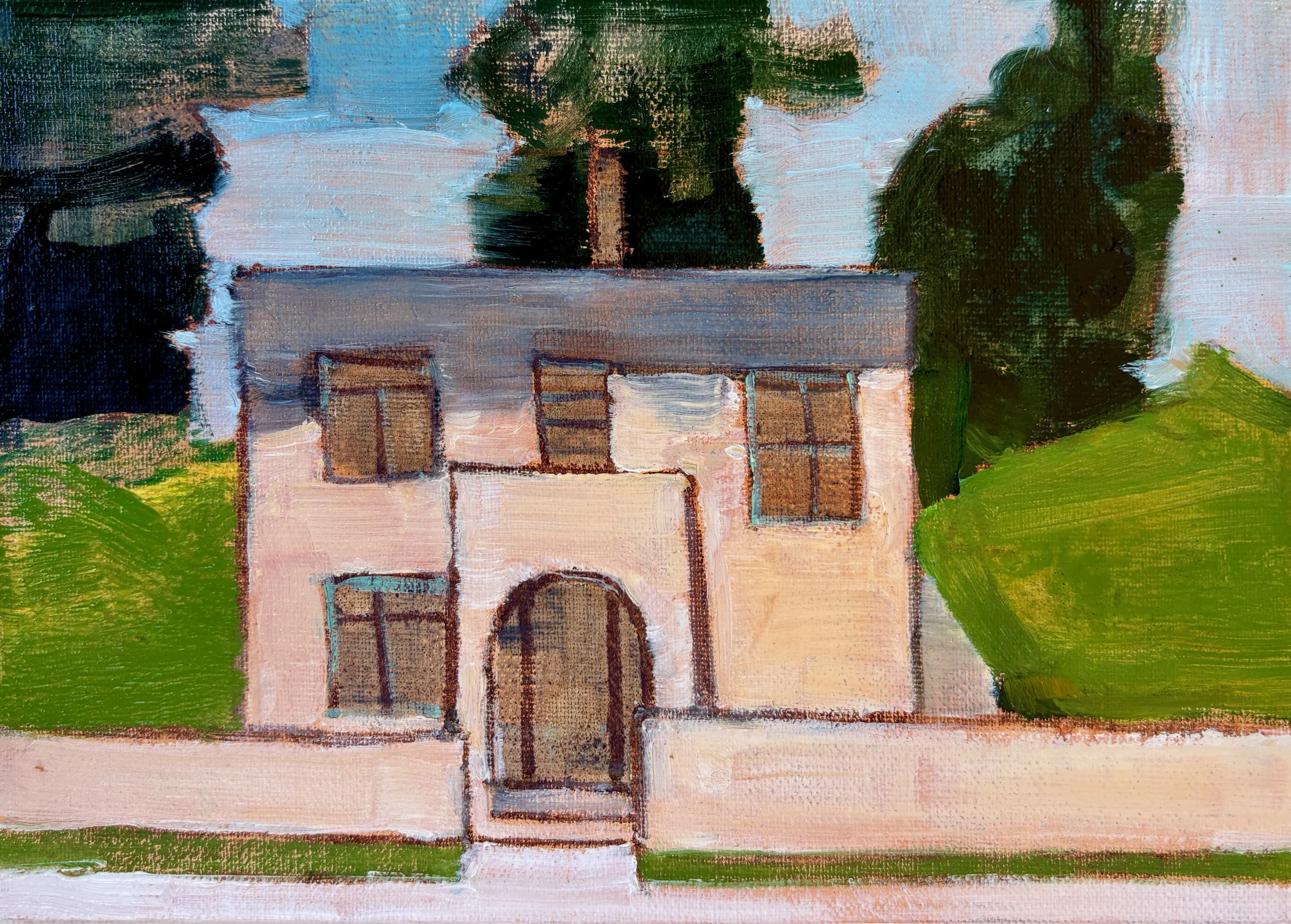 06. Simmons House En Plein-Air