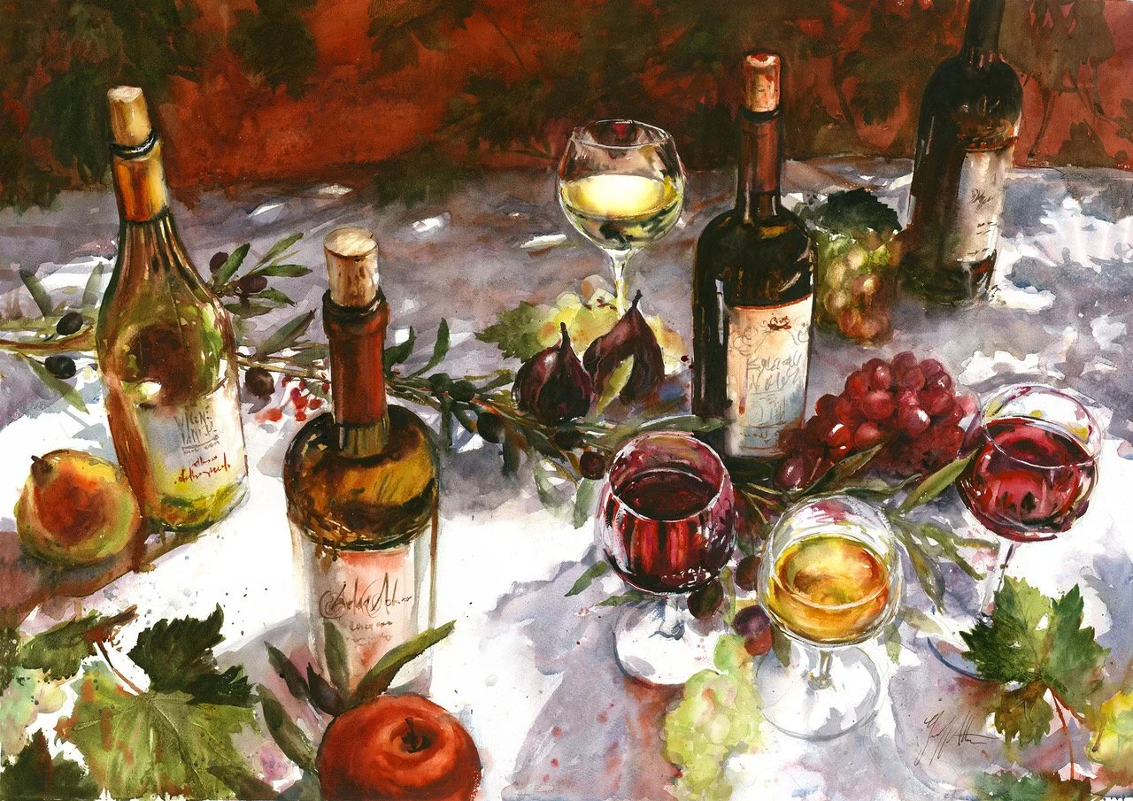 19. Fruit &amp; Flowers in Watercolor