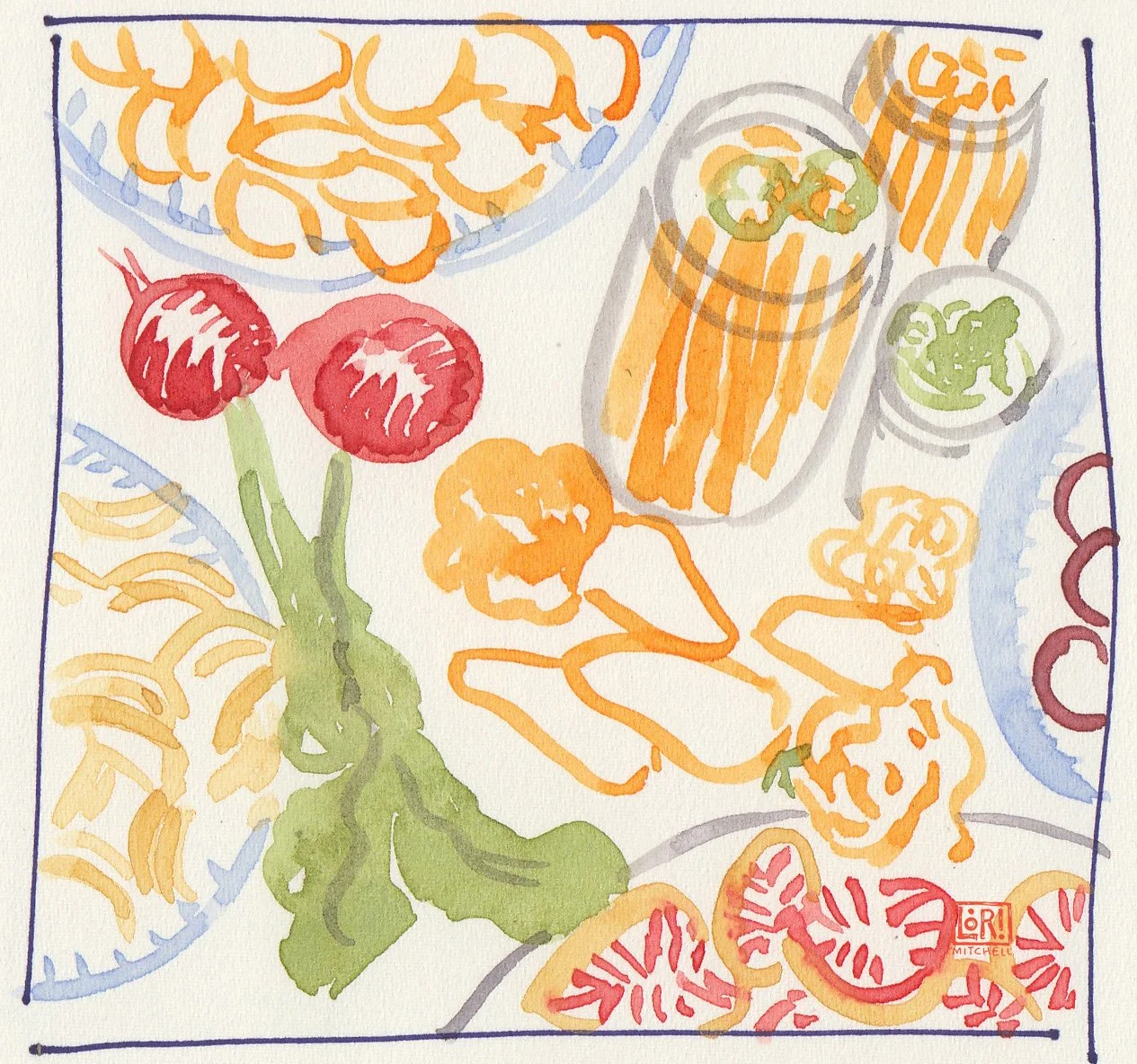 103. Loose & Easy Pen & Watercolor