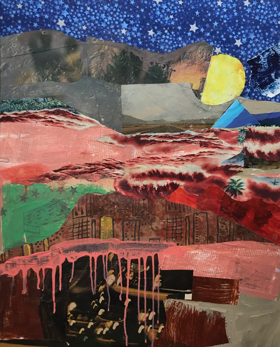 04. Abstracts! Painting with Fabric, Paper, and Collage