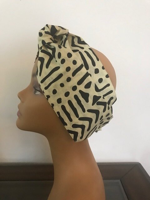 African Headwrap/Turban Headband/African Kente /Mudcloth Headband