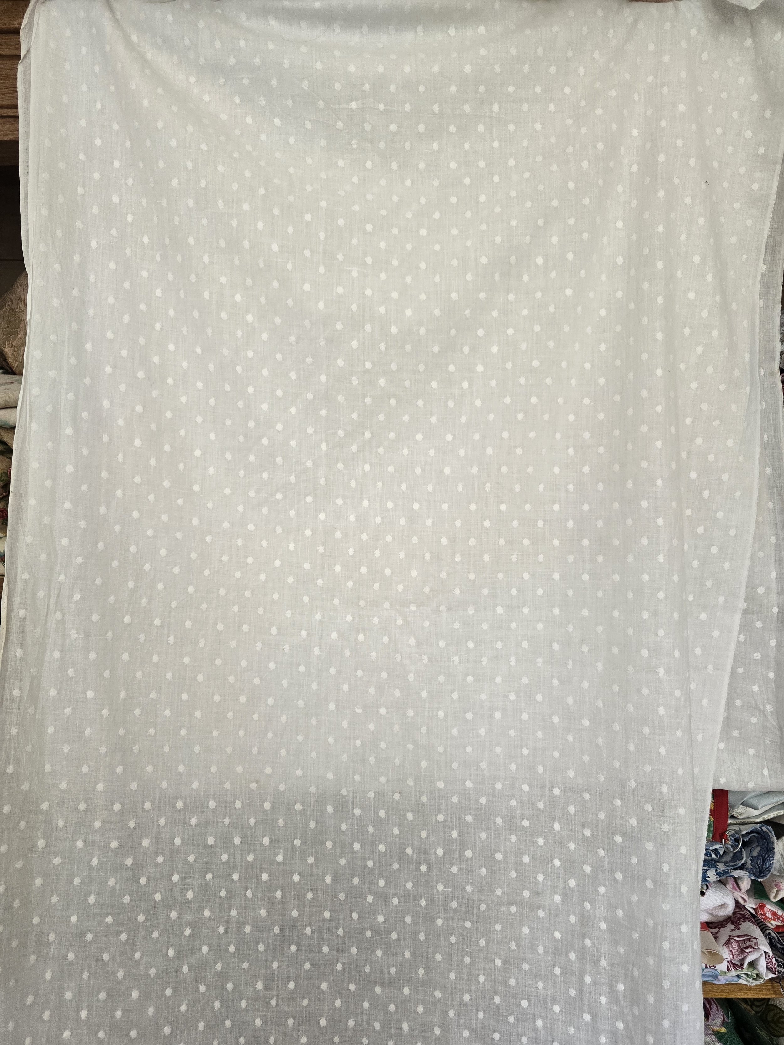 Fine weave and airy quality of vintage cotton
