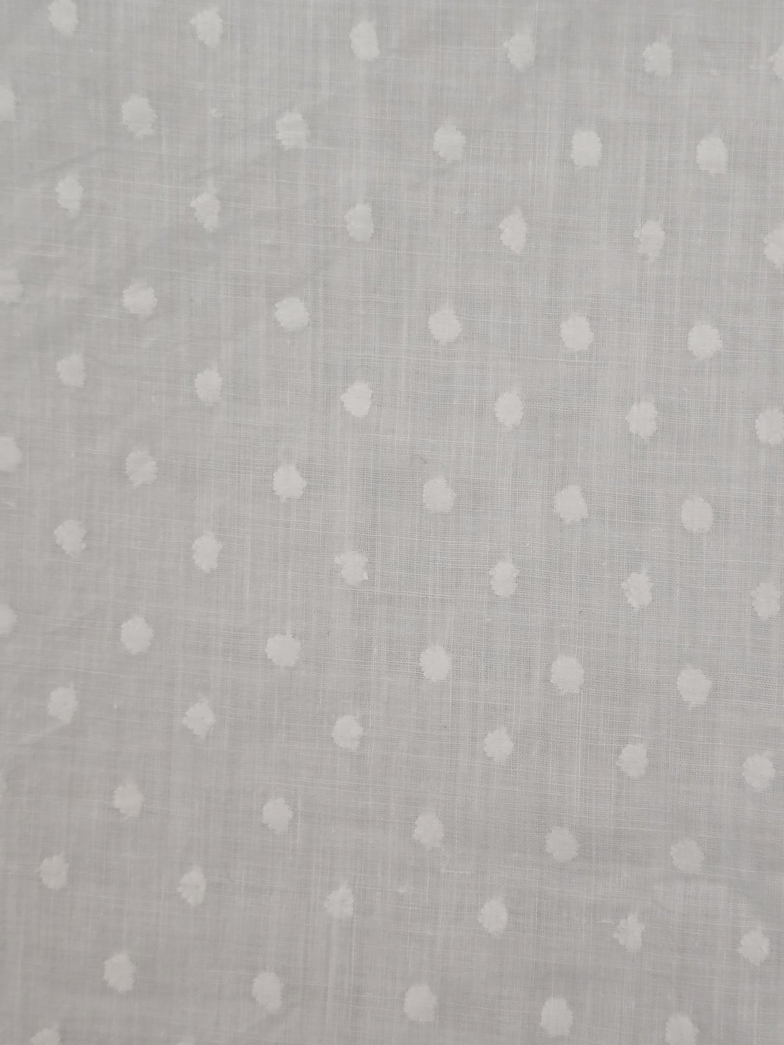 Authentic vintage Swiss dot fabric from France