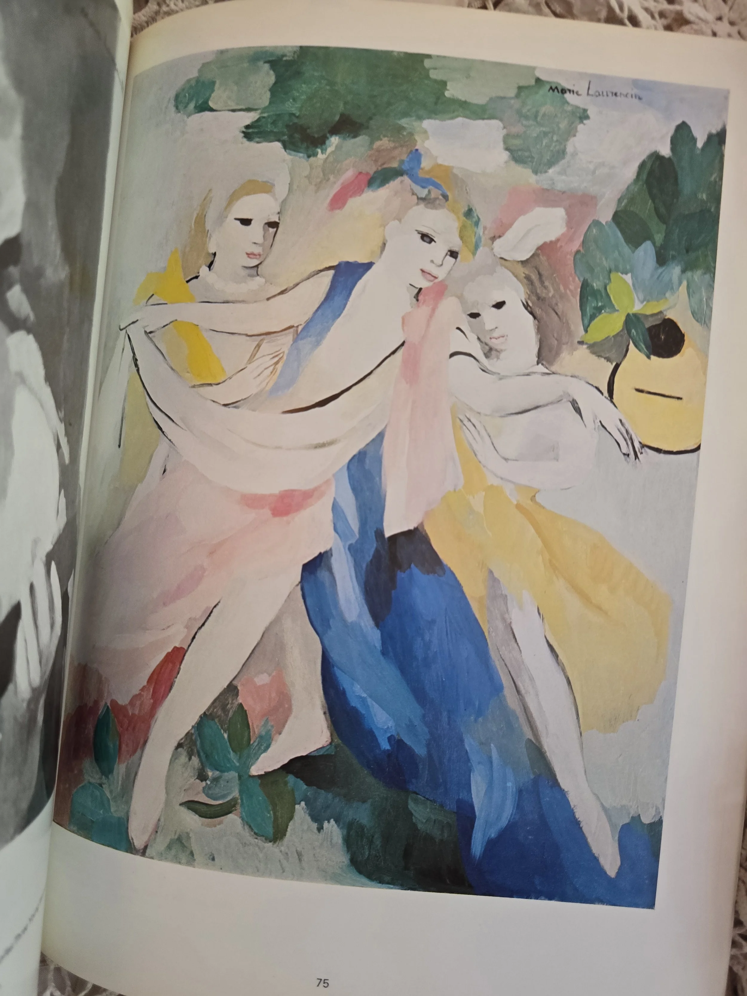 Marie Laurencin three figures colour plate art book