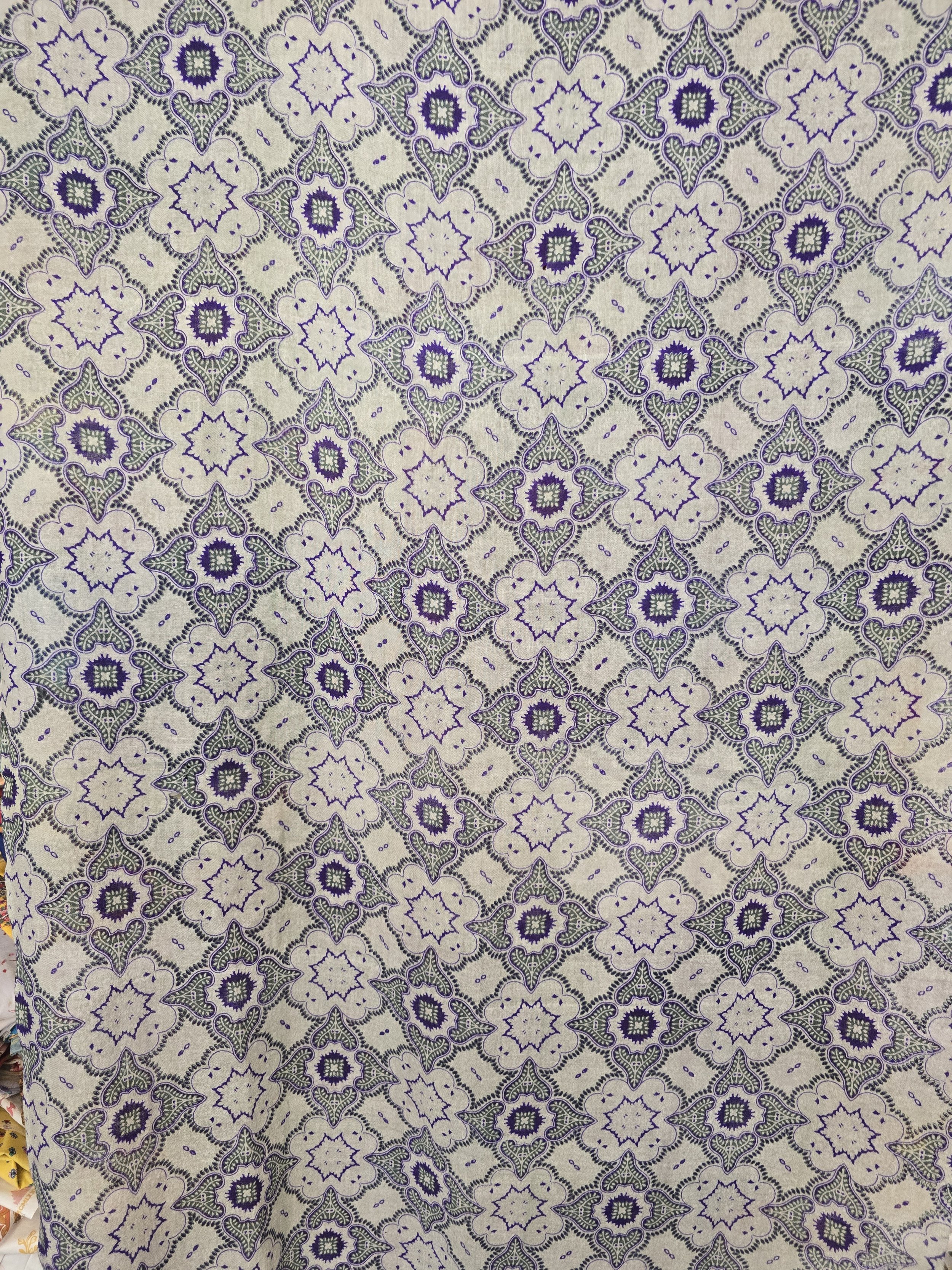 Full 7m Souleiado bolt from 1960s in rare lightweight fabric