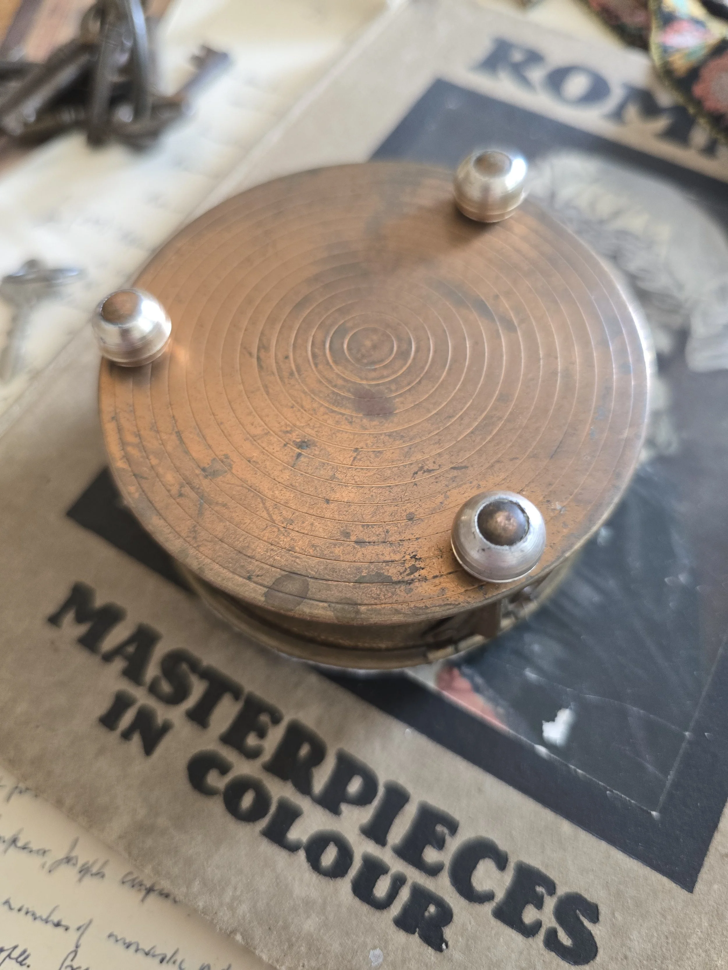 One of a kind vintage portrait keepsake box