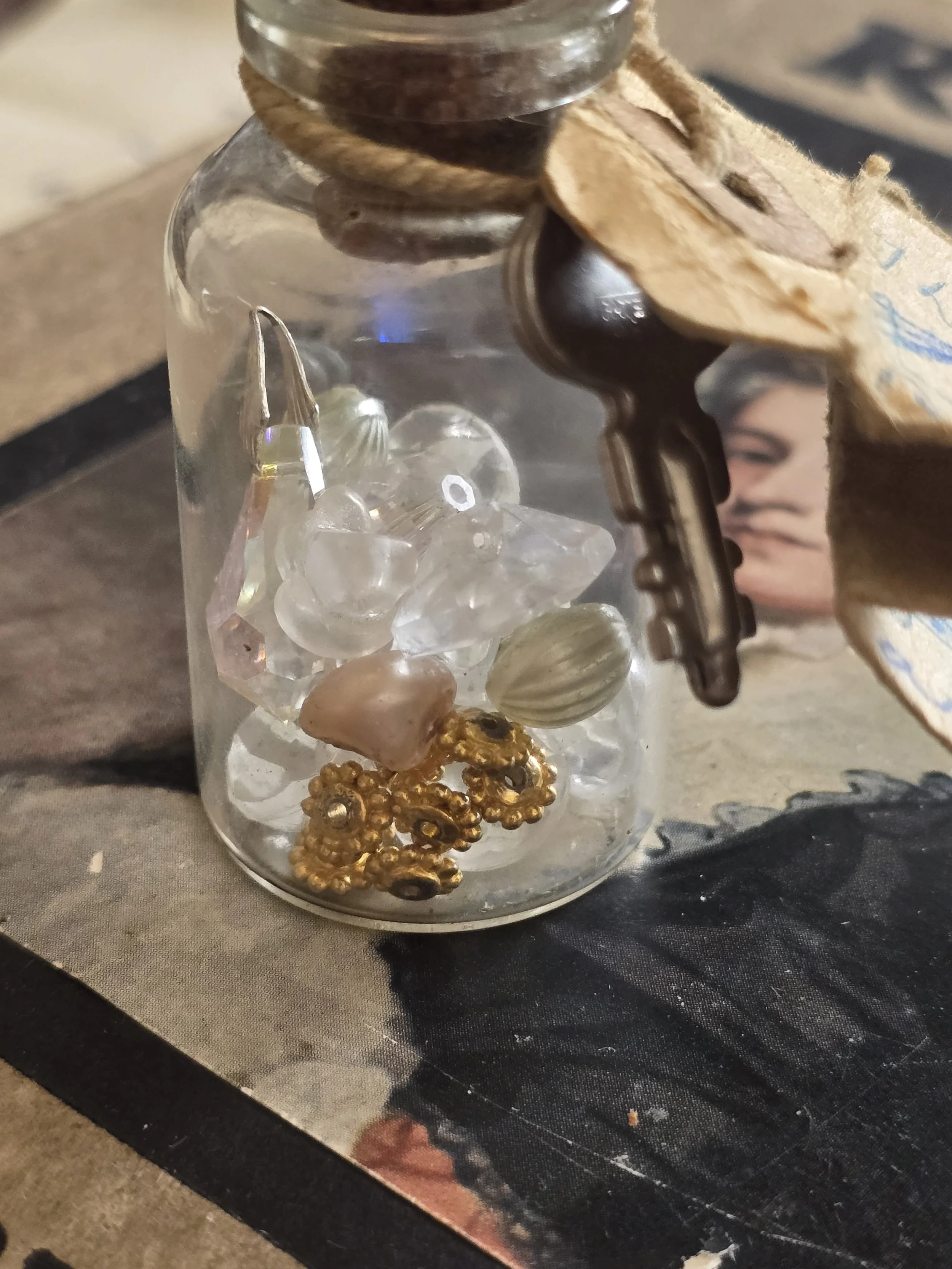 One of a kind curiosity piece made from old materials