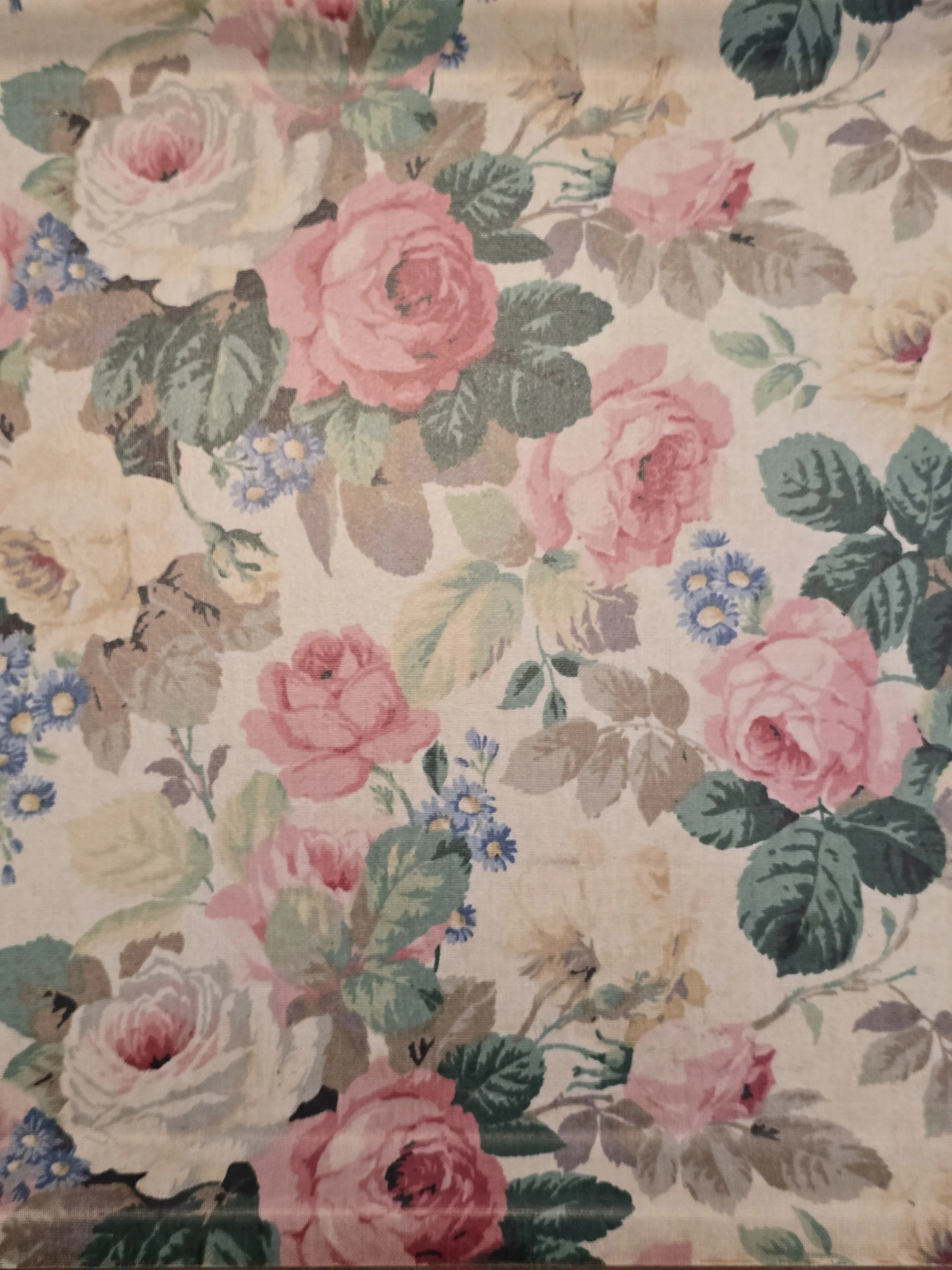 faded floral serving tray