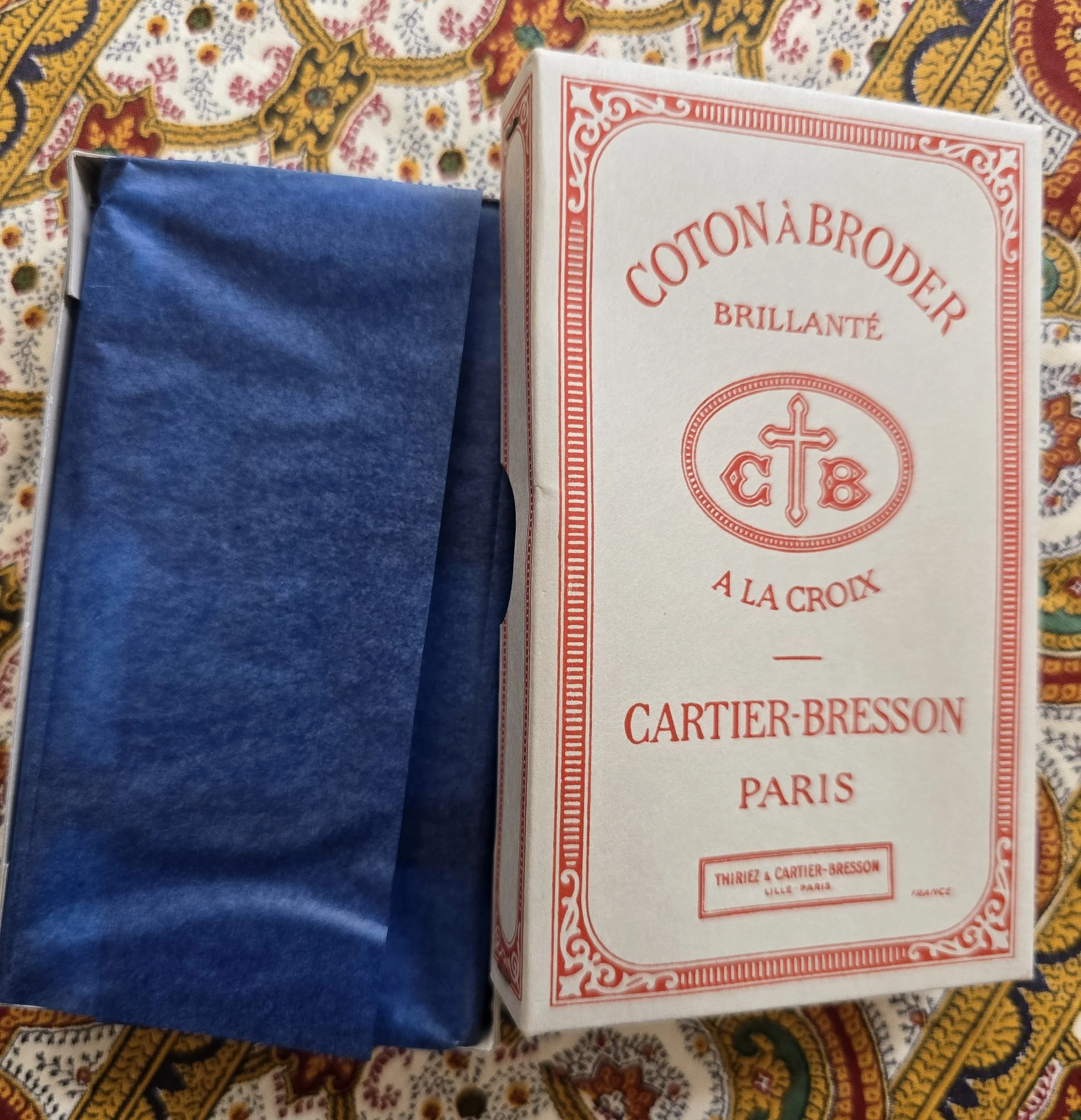 Cartier-Bresson embroidery cotton in original French packaging.