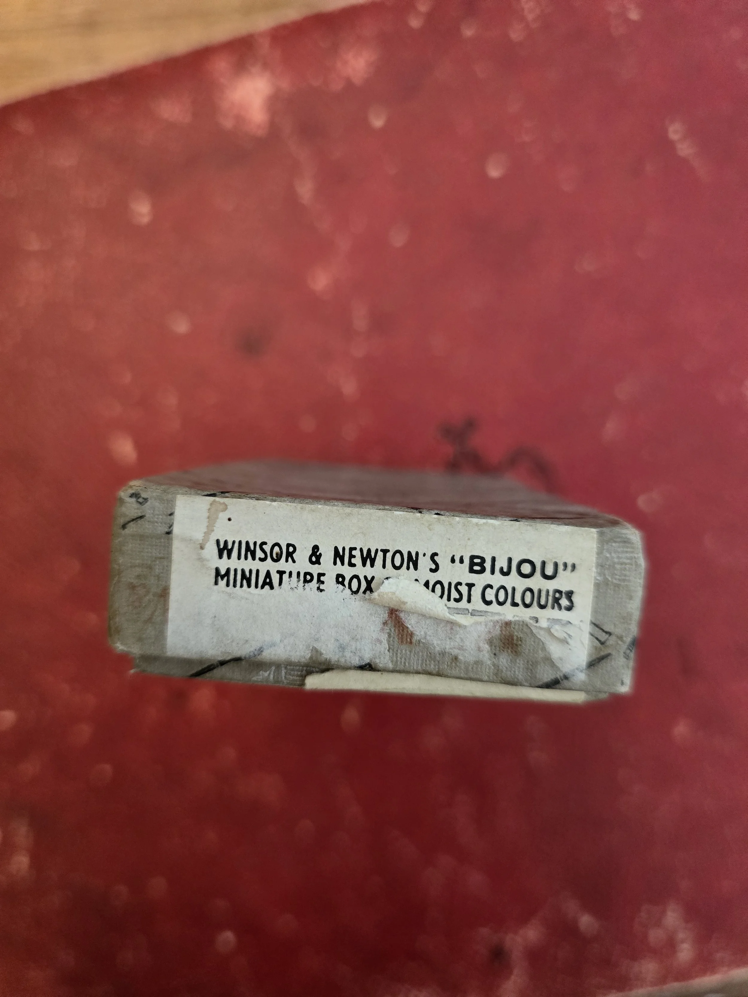 Collectible Winsor & Newton artists' materials from the early twentieth century.
