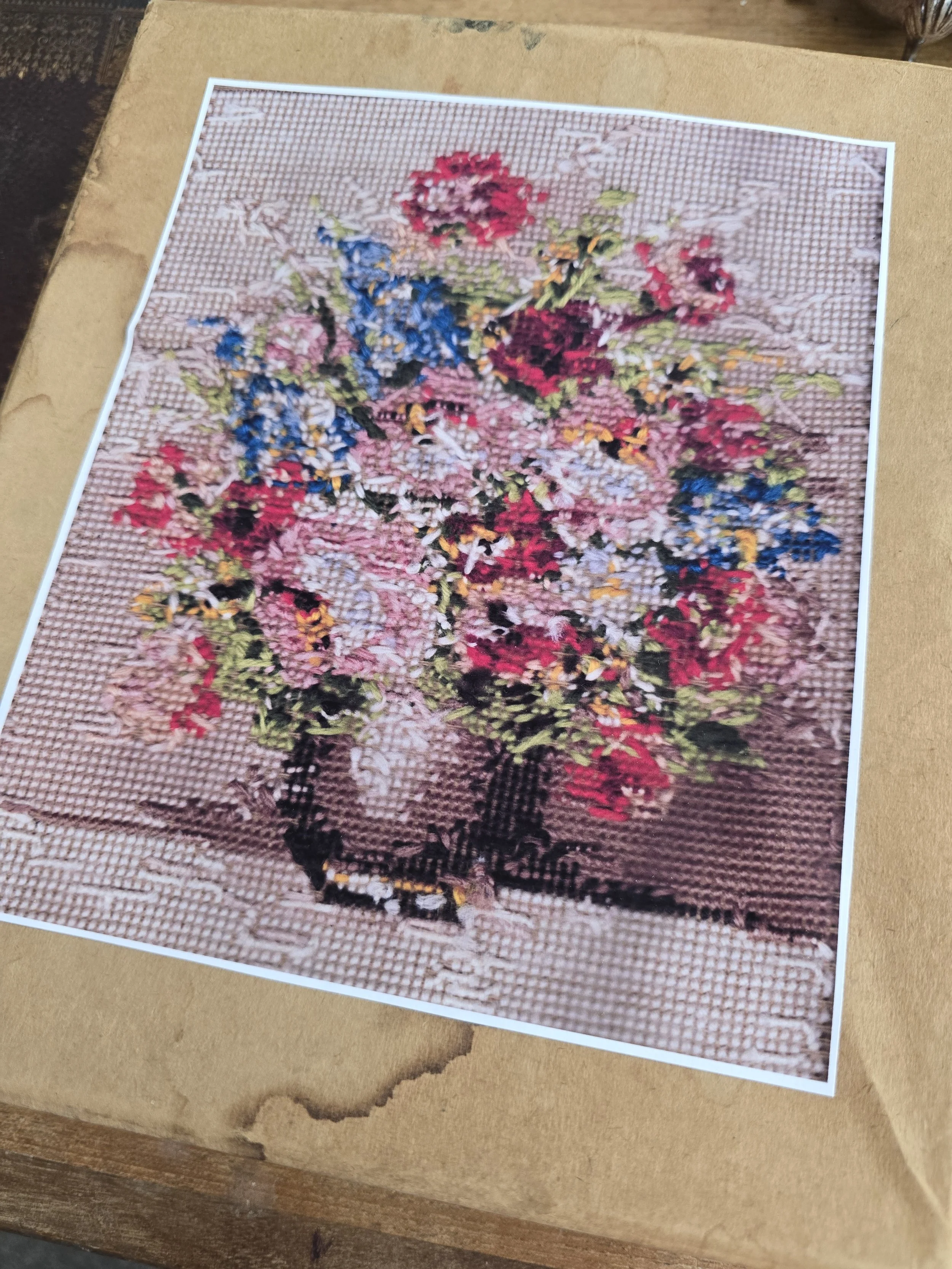 The Reverse Garden, Vintage Tapestry Printable Art