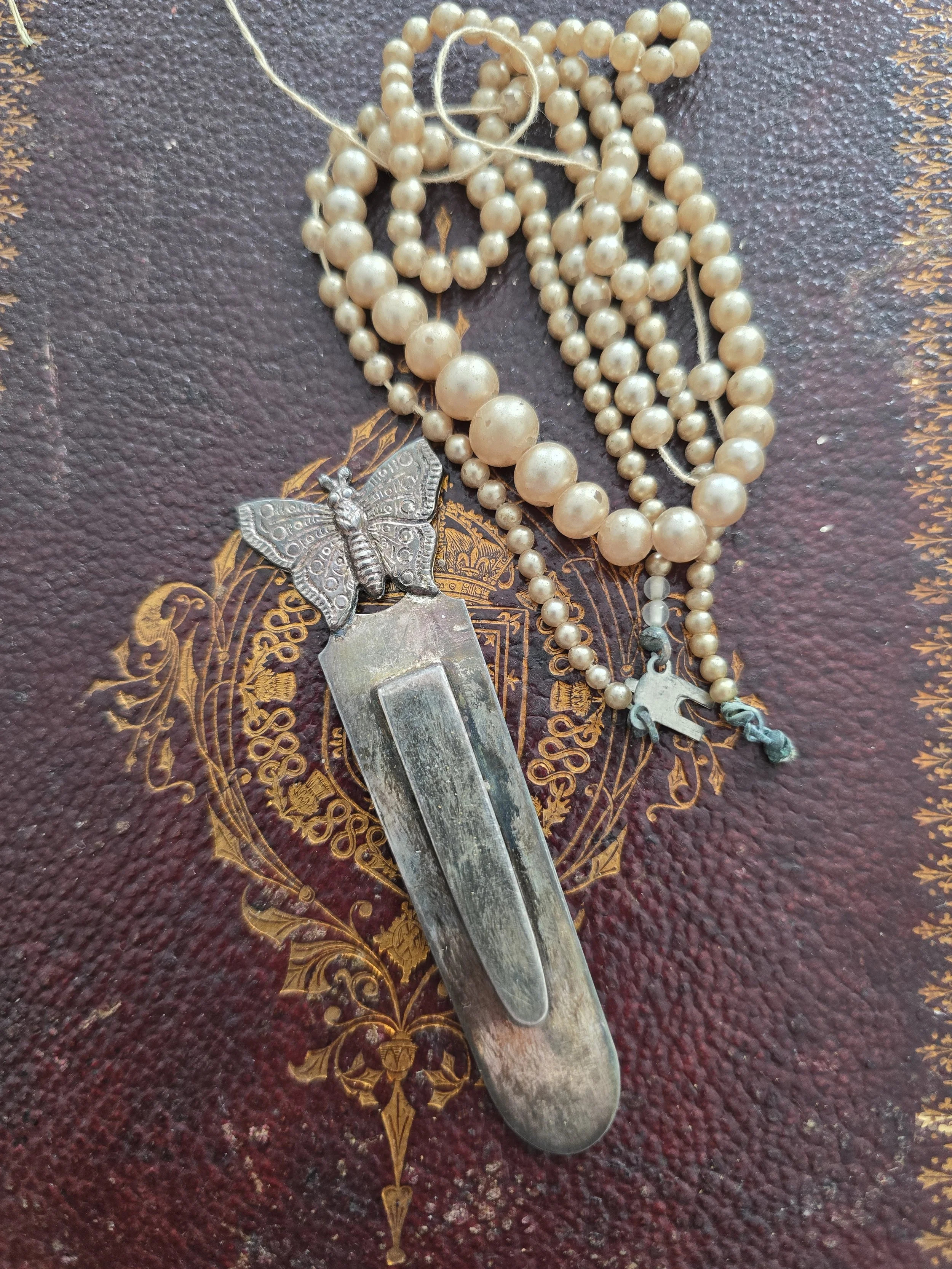 Vintage Butterfly Page Marker (Bookmark), circa 1930s to 1950s