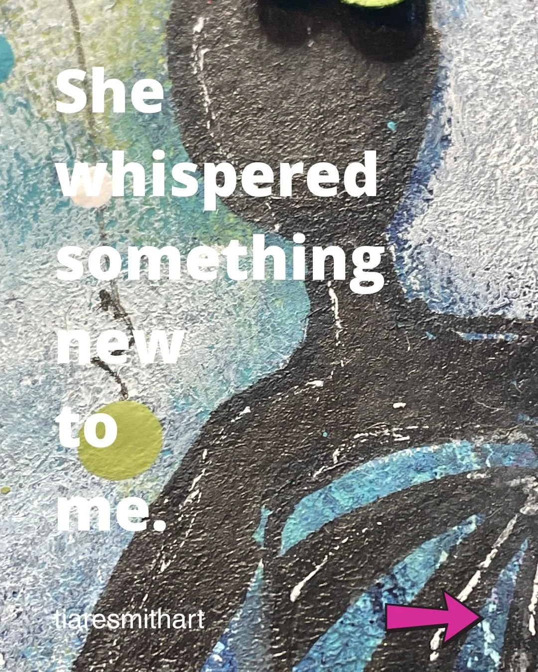 I've been shifting. Blooming. 🌷 Letting go. 
This goddess emerged in my studio, reminding me that peace, JOY and freedom live inside us, even in the middle of chaos. 

She feels like everything at once: the light, the dark, the grief, the JOY.  And 