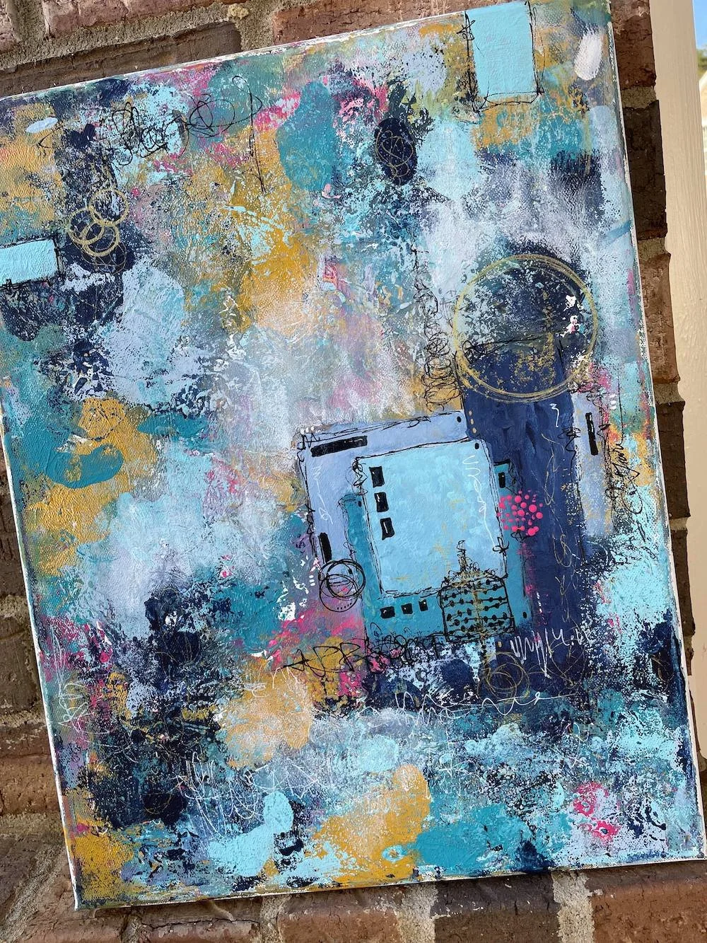 Painting Over Old Canvas Art — Tiare Smith Art