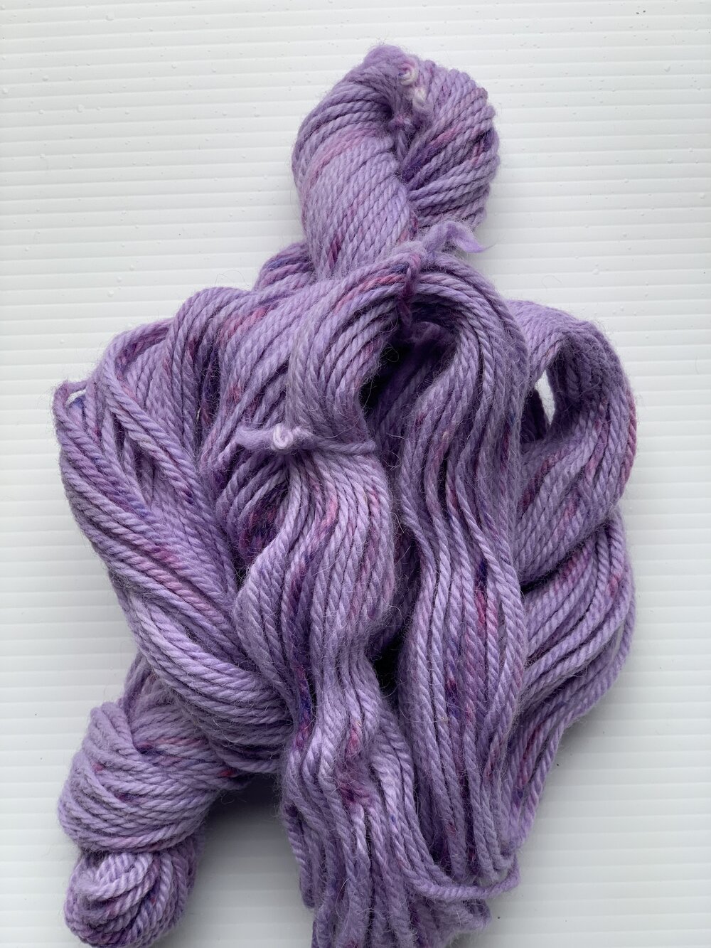 Lavender Speckle Bulky Yarn — Cherry Run Fiber Art Studio