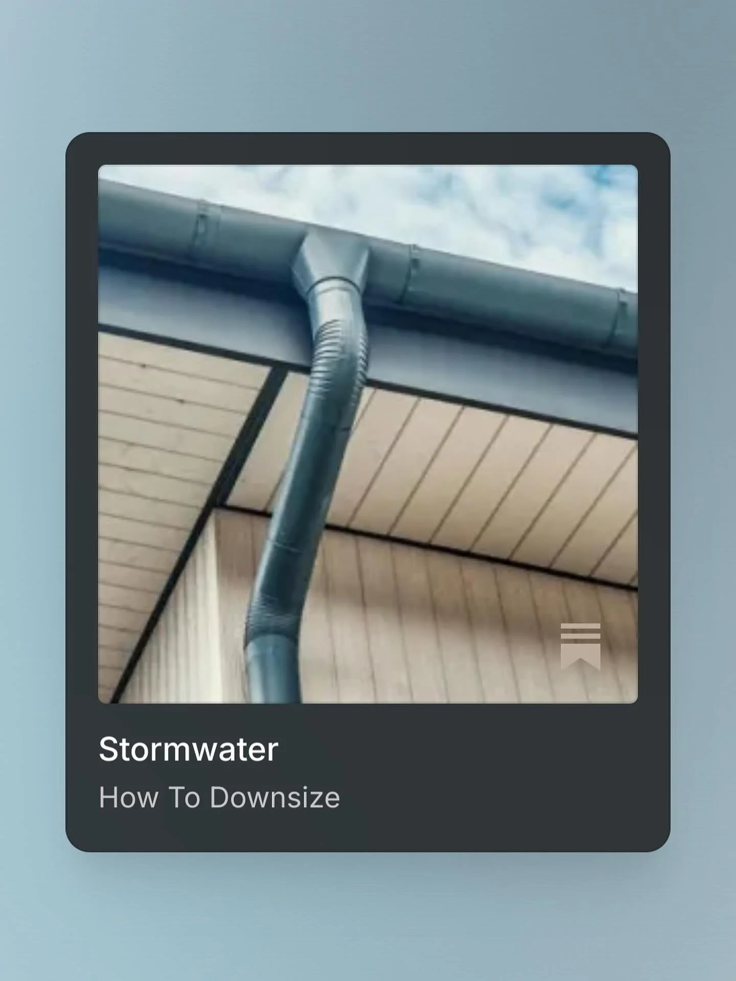 It’s Friday. A new How To Downsize is out. 
https://annettehiggs.substack.com/p/stormwater