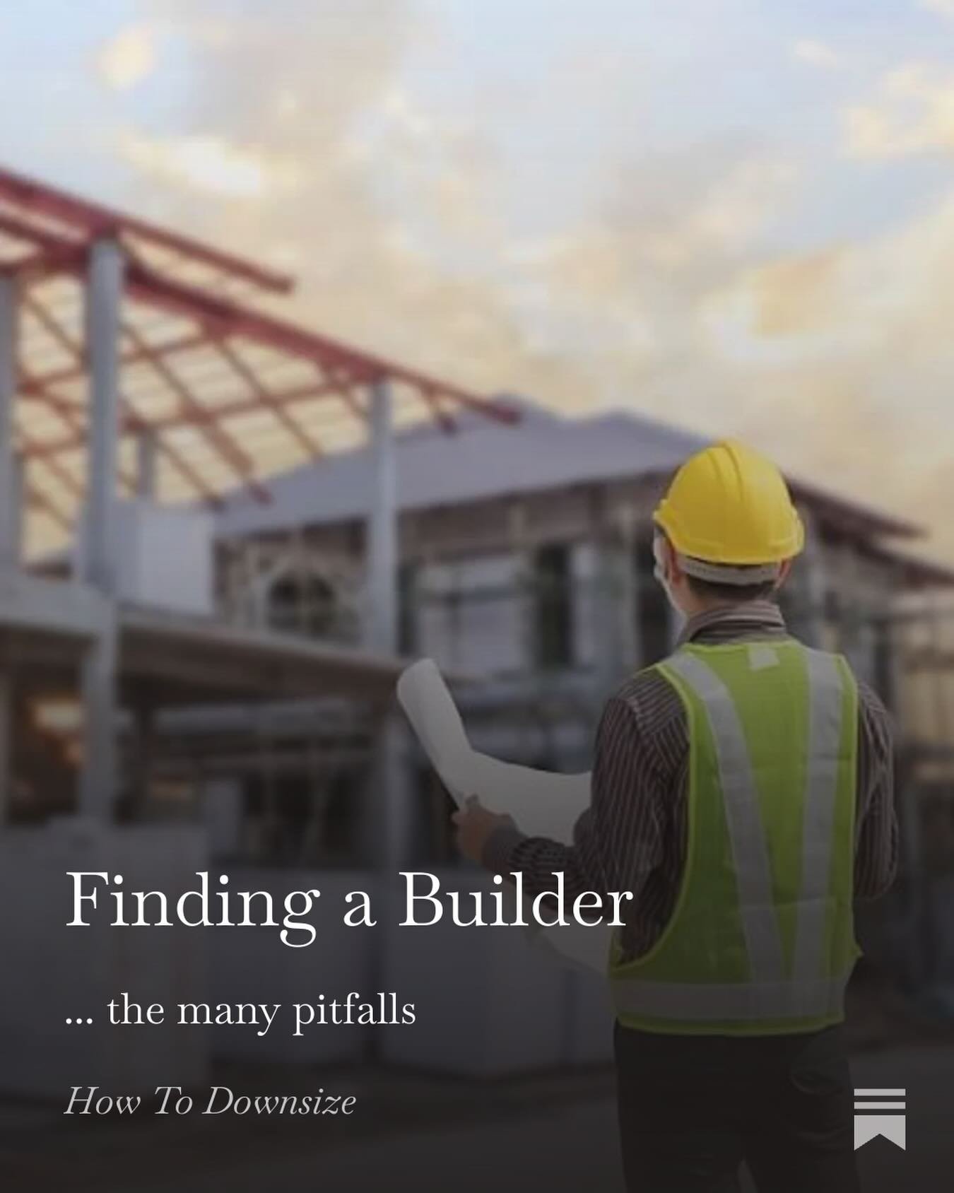It&rsquo;s Friday. A new How To Downsize is out. 

https://annettehiggs.substack.com/p/finding-a-builder