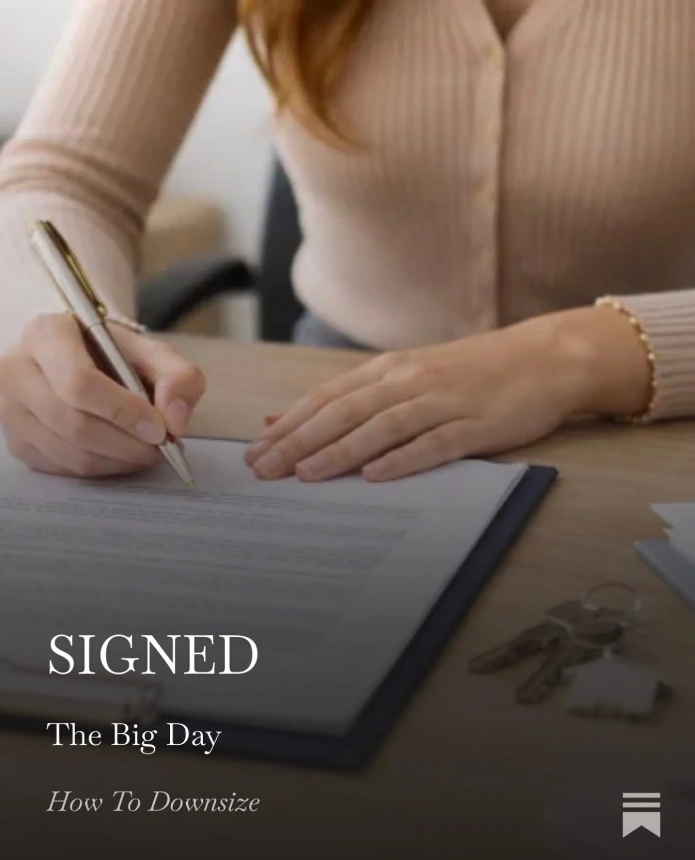 It&rsquo;s Friday. A new How To Downsize is out. 

https://annettehiggs.substack.com/p/signed