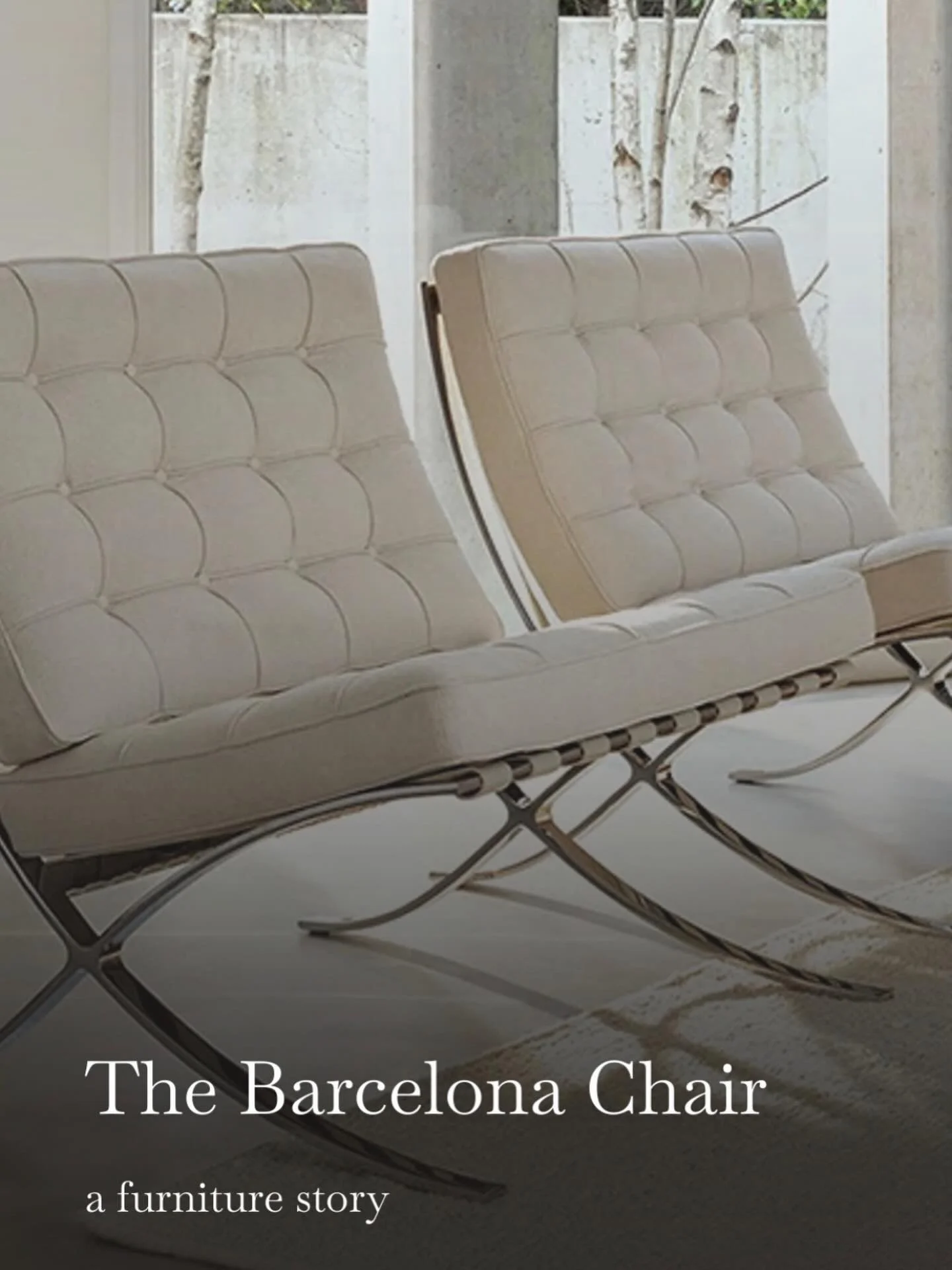 It&rsquo;s Friday. A new How To Downsize is out. 

https://annettehiggs.substack.com/p/the-barcelona-chair