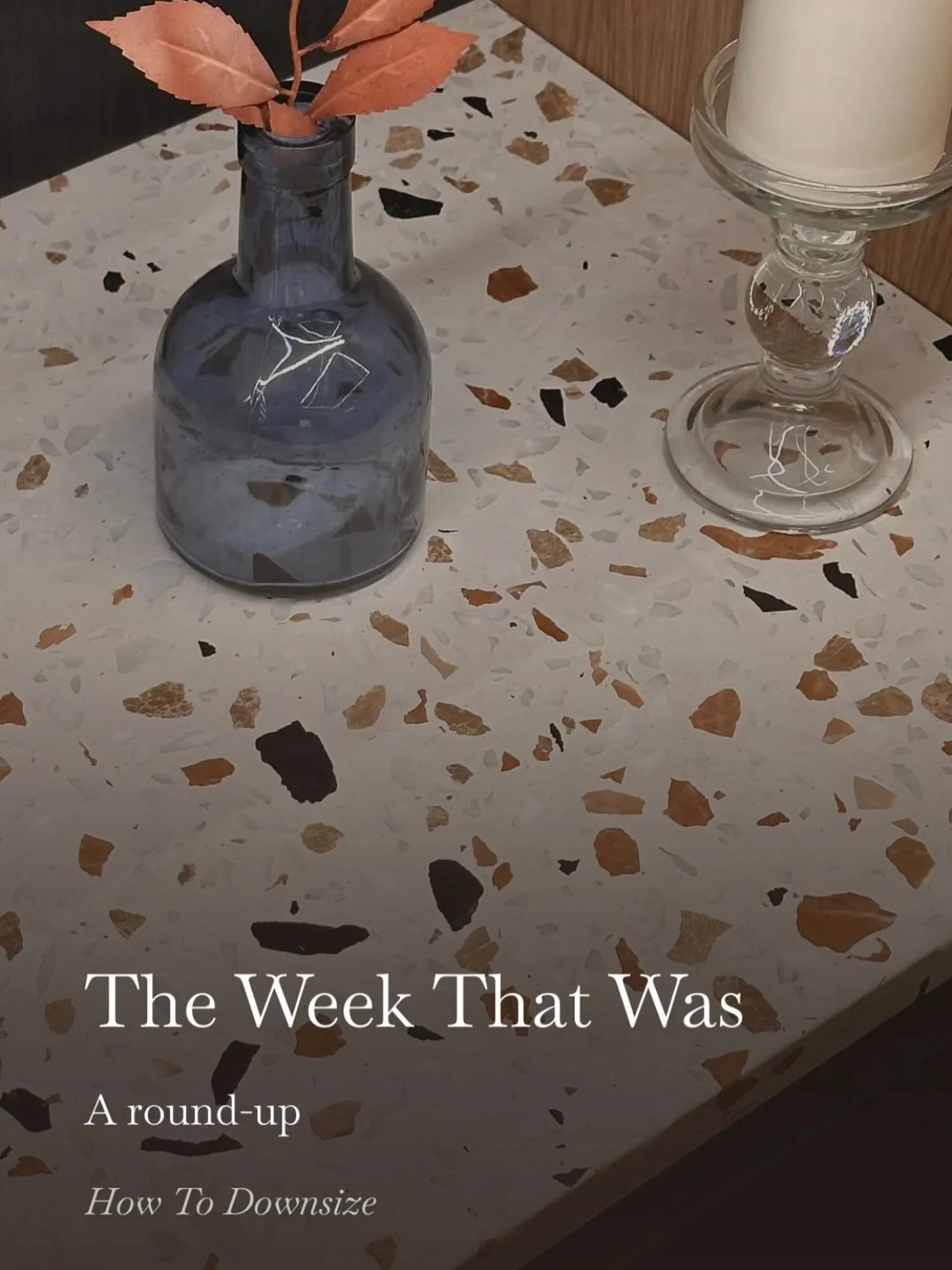 It&rsquo;s Friday. A new How To Downsize is out. 

https://annettehiggs.substack.com/p/the-week-that-was