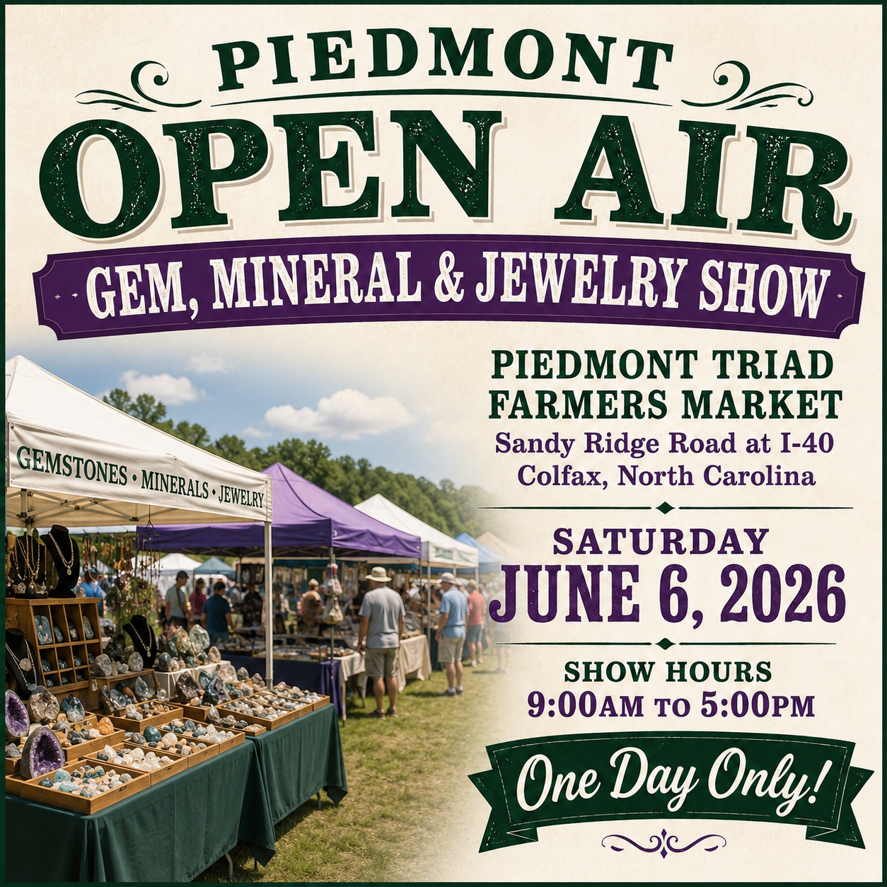 Piedmont Open Air Gem, Mineral & Jewelry Show