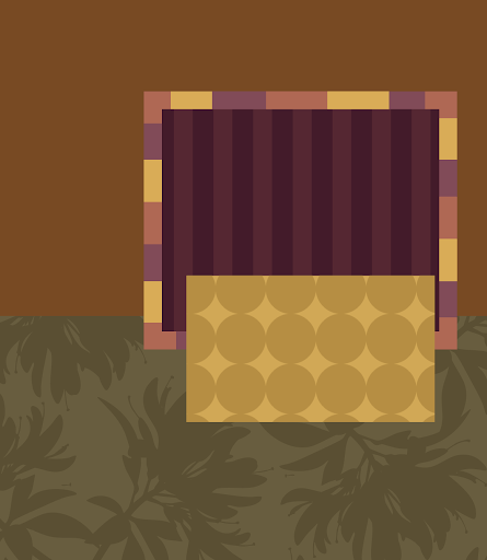 Vector color blocking to quickly establish the overall mood and color story.