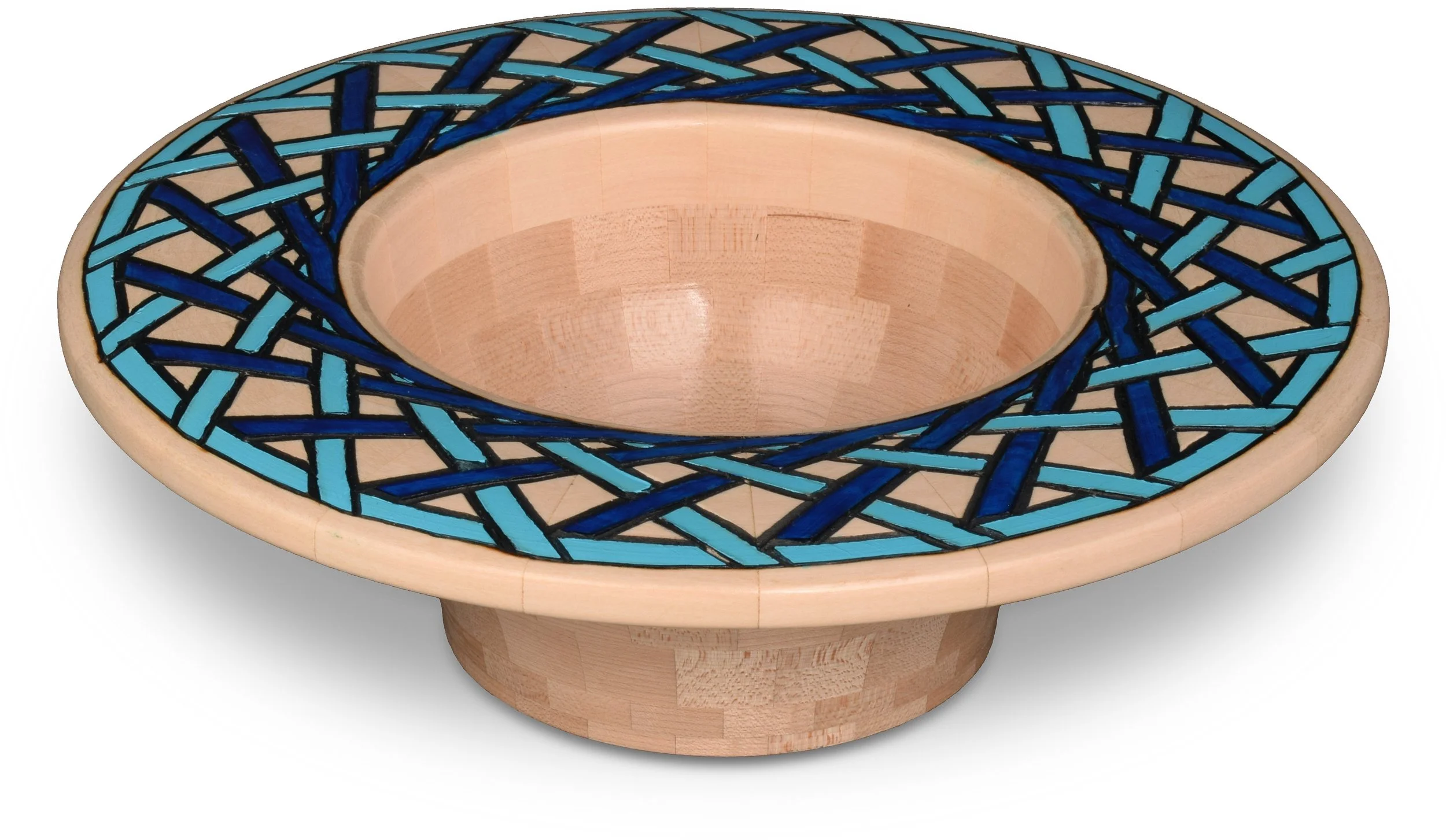 Carved Wide Rim Bowl
