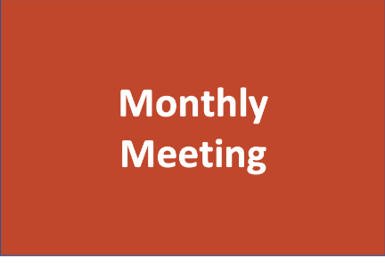 January 21, 2026 Monthly Meeting