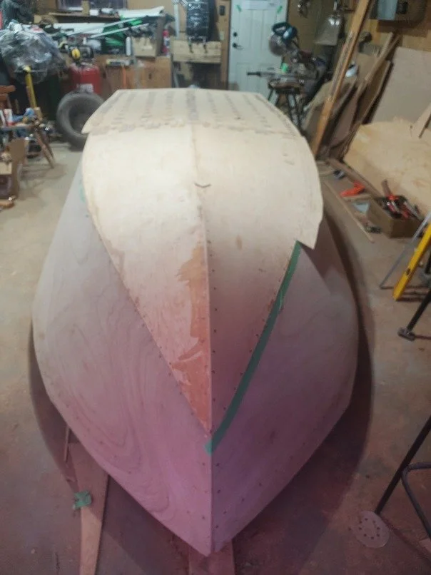 Figure 10 Plywood hull complete