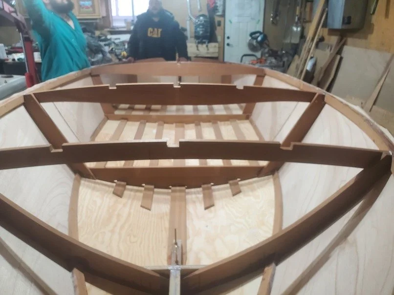 Figure 12 Hull flipped-looking aft