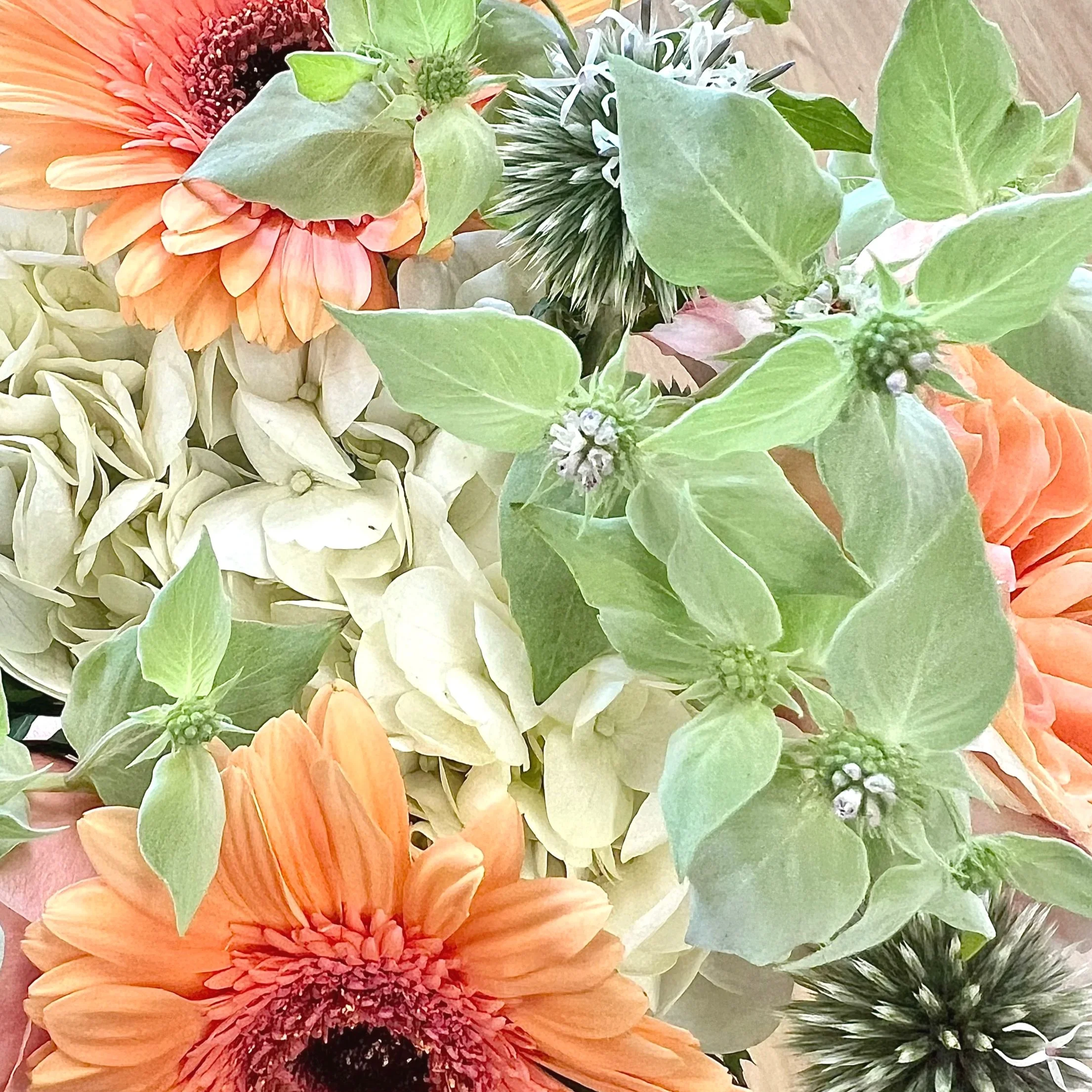 just peachy custom floral design by the flower room dover nh